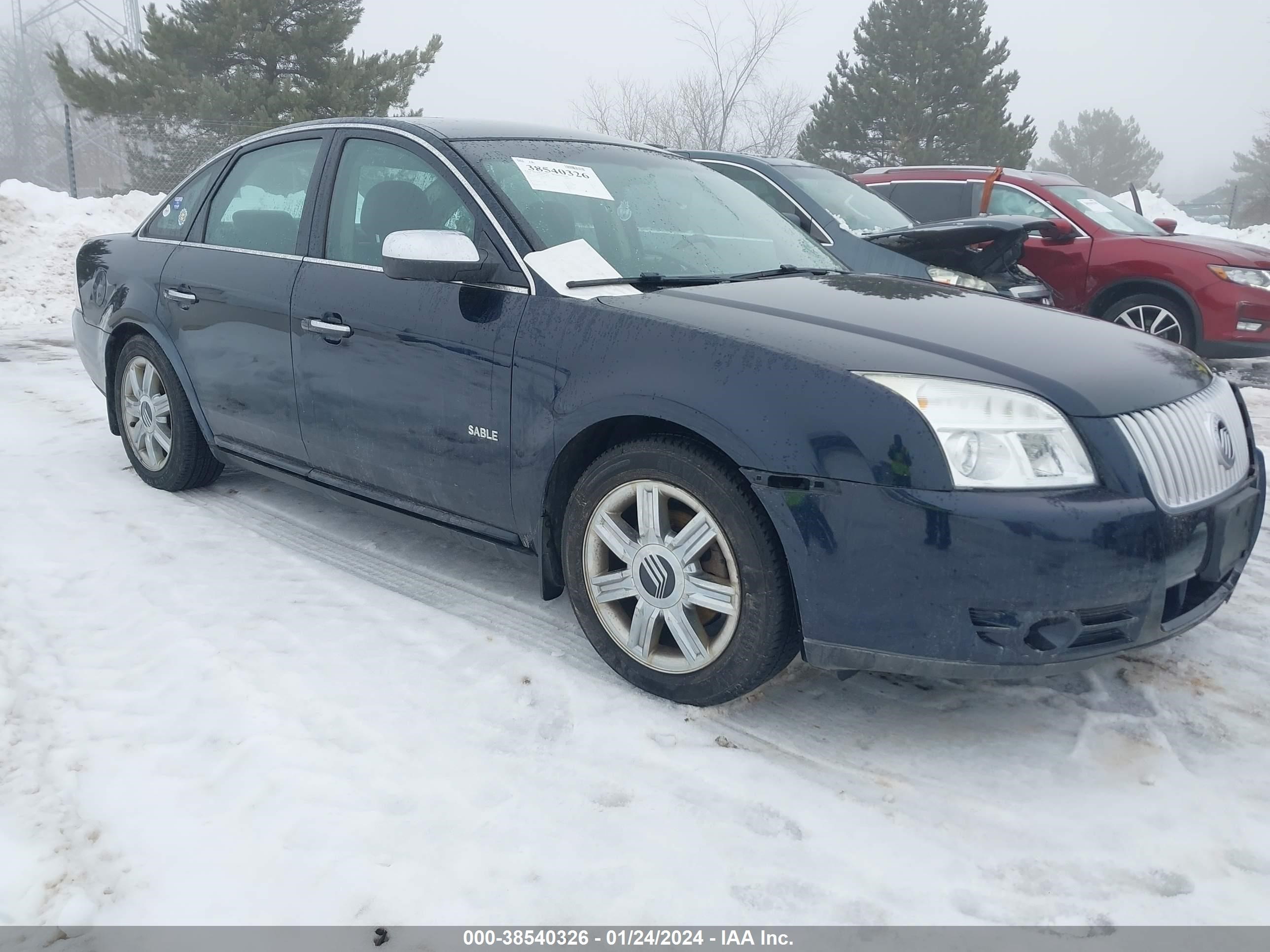 mercury sable 2008 1mehm42w28g611892