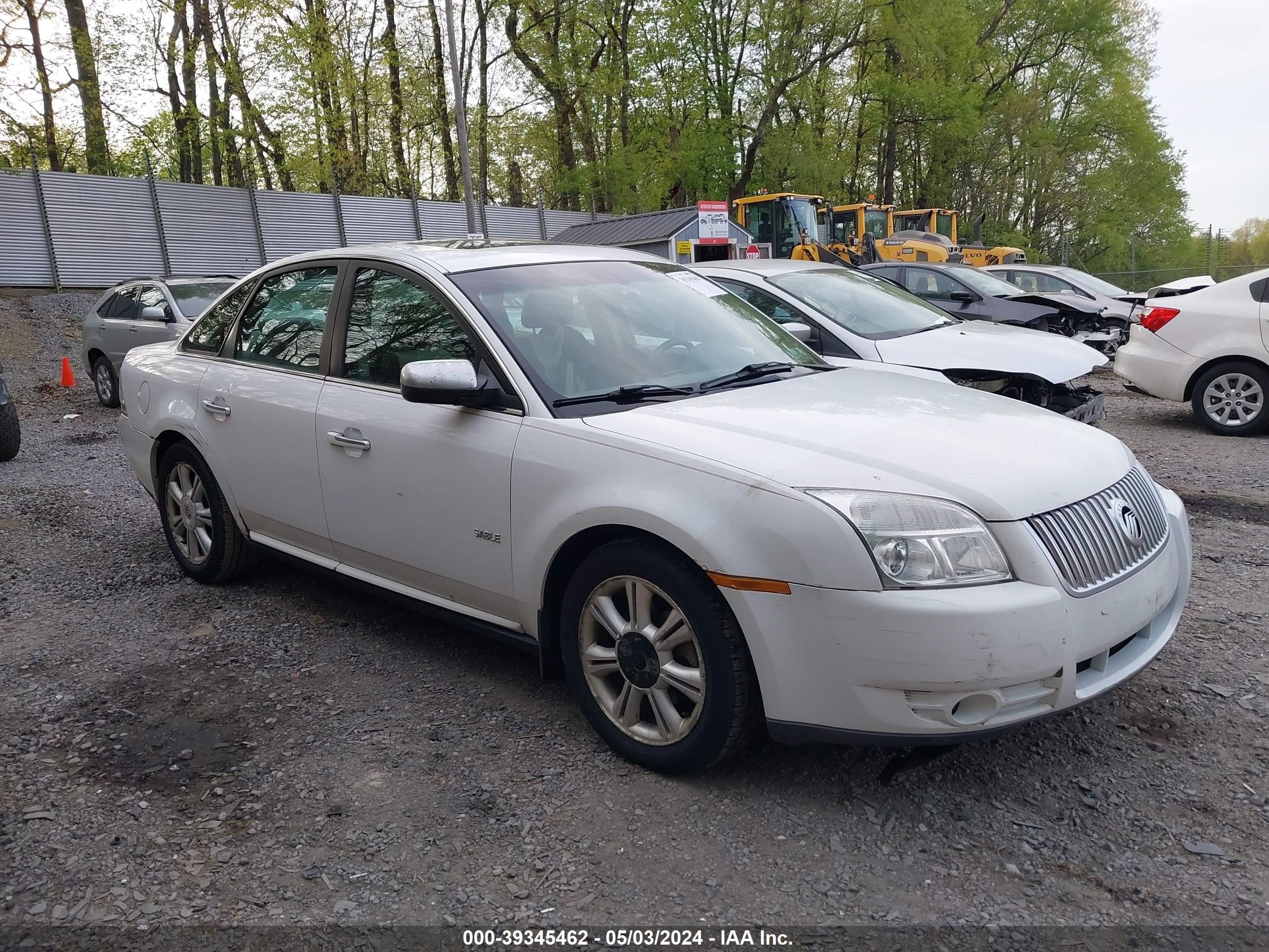 mercury sable 2008 1mehm42w78g615680