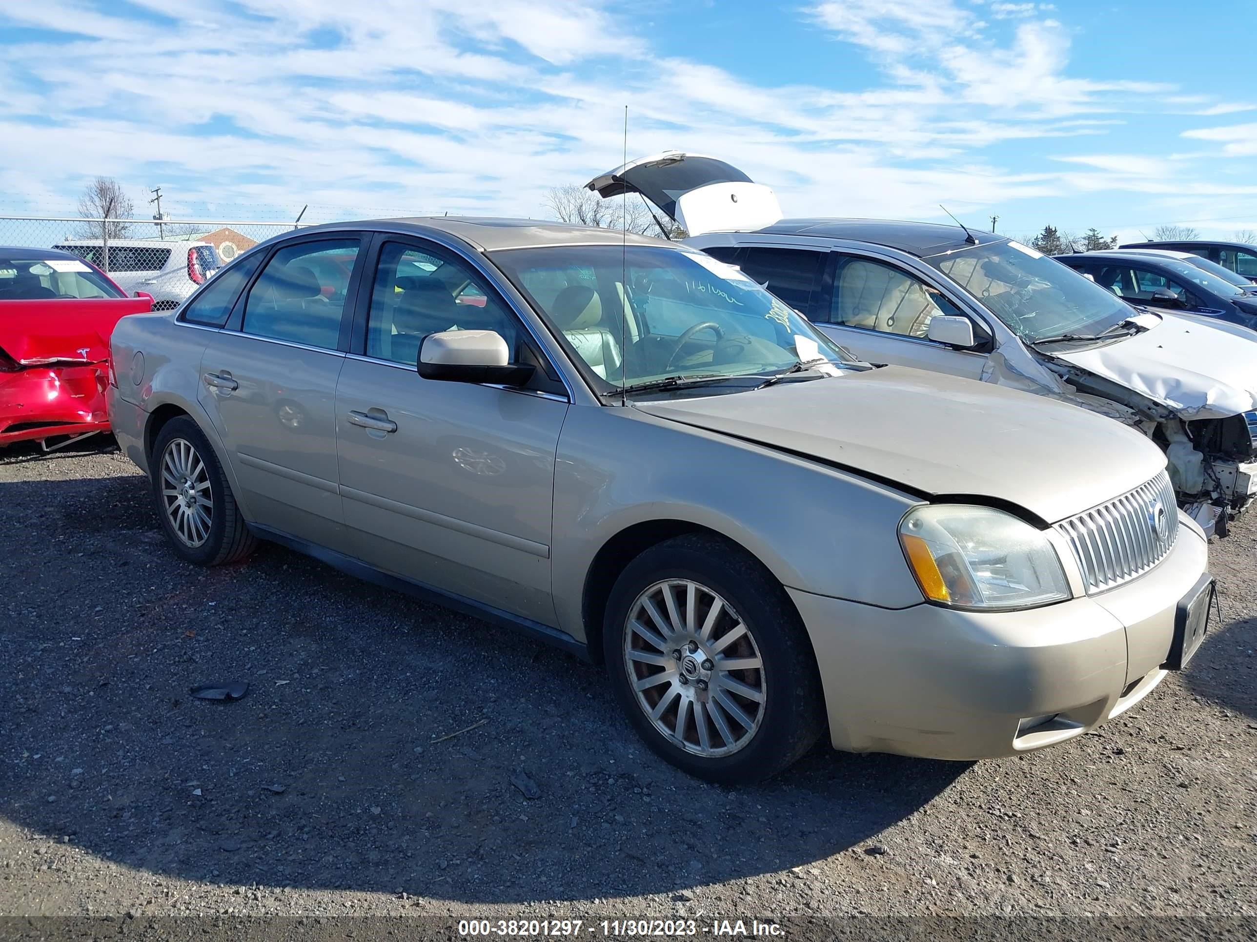 mercury montego 2005 1mehm43115g603393