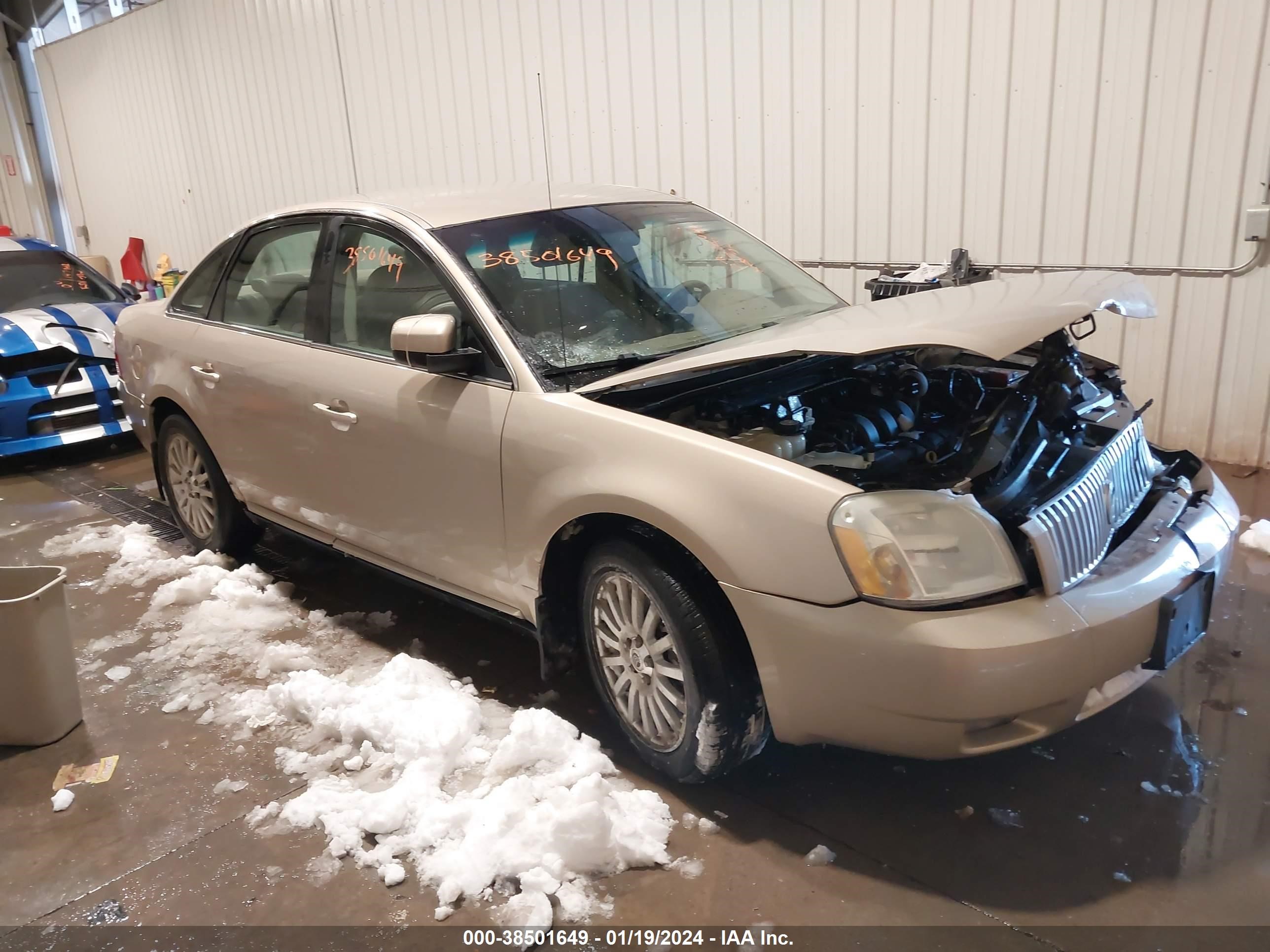 mercury montego 2007 1mehm43167g600749