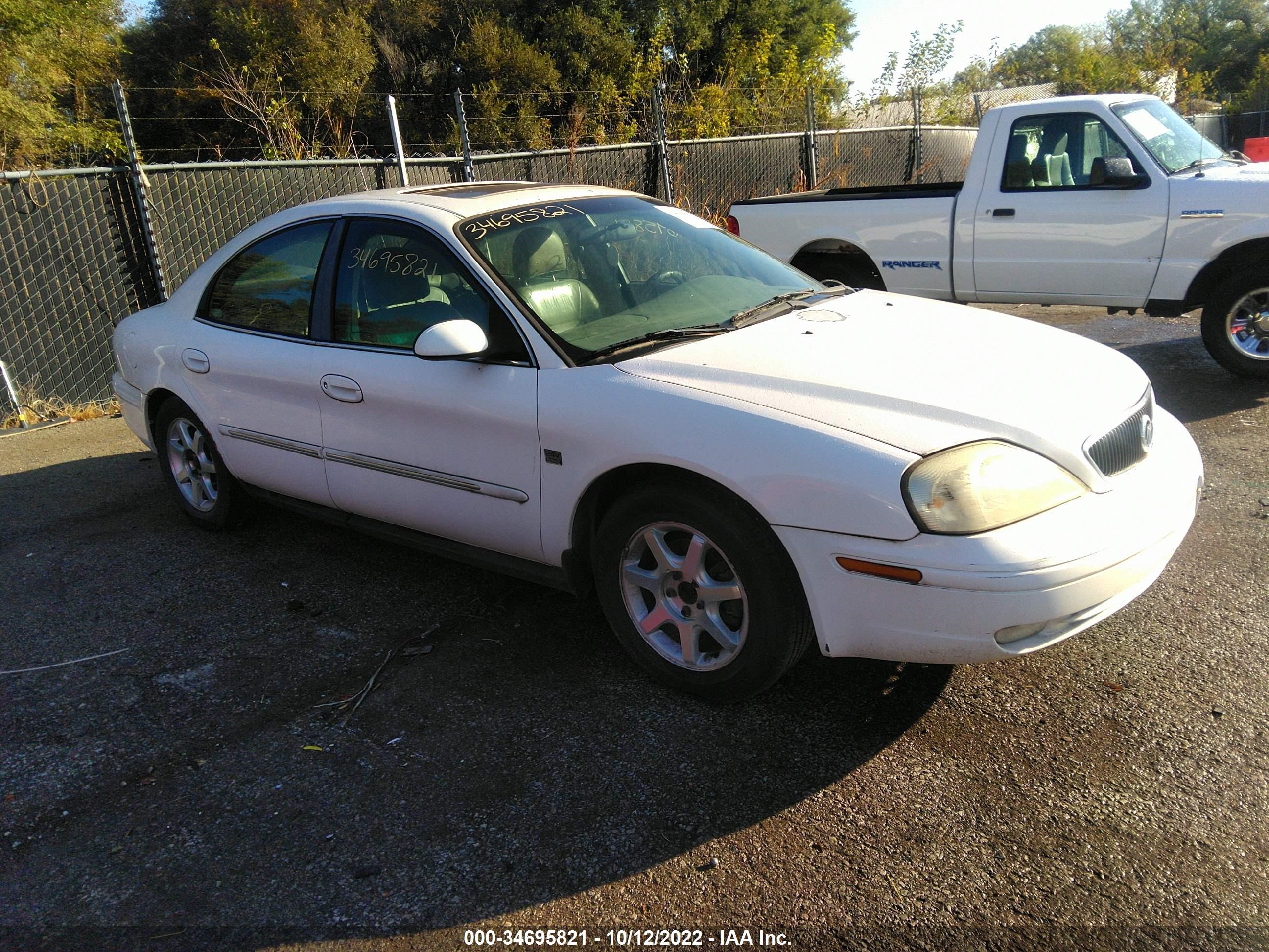 mercury sable 2001 1mehm55s71a637315