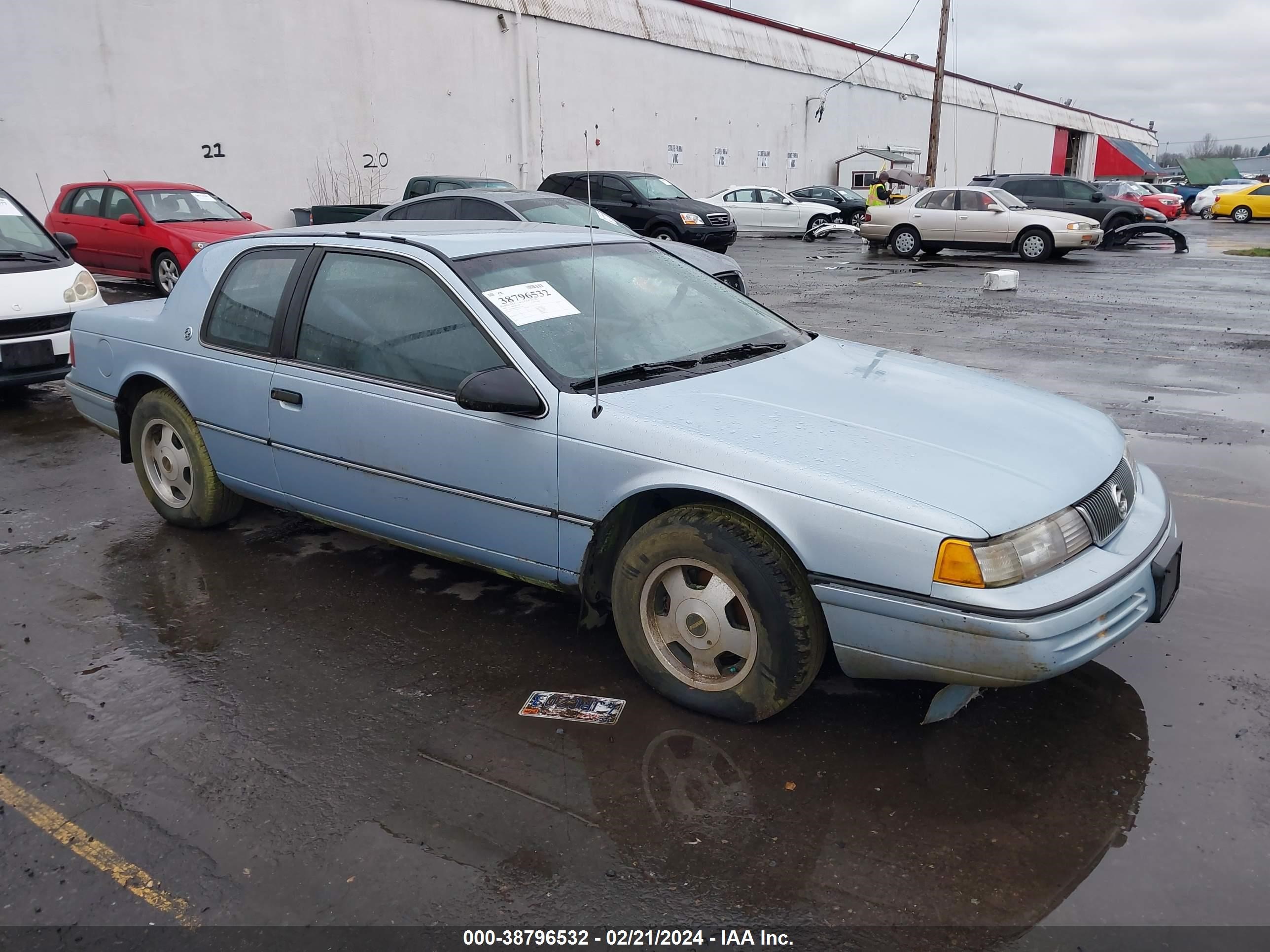 mercury cougar 1991 1mepm6044mh651520