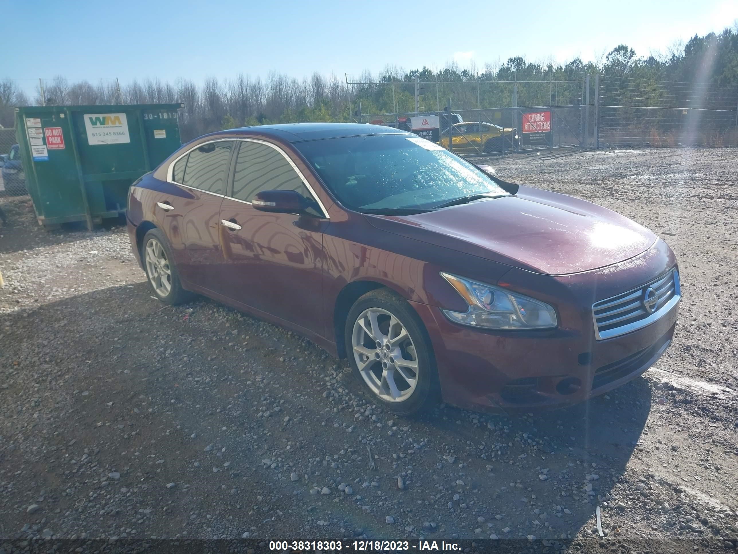 nissan maxima 2012 1n4aa5ap5cc810730