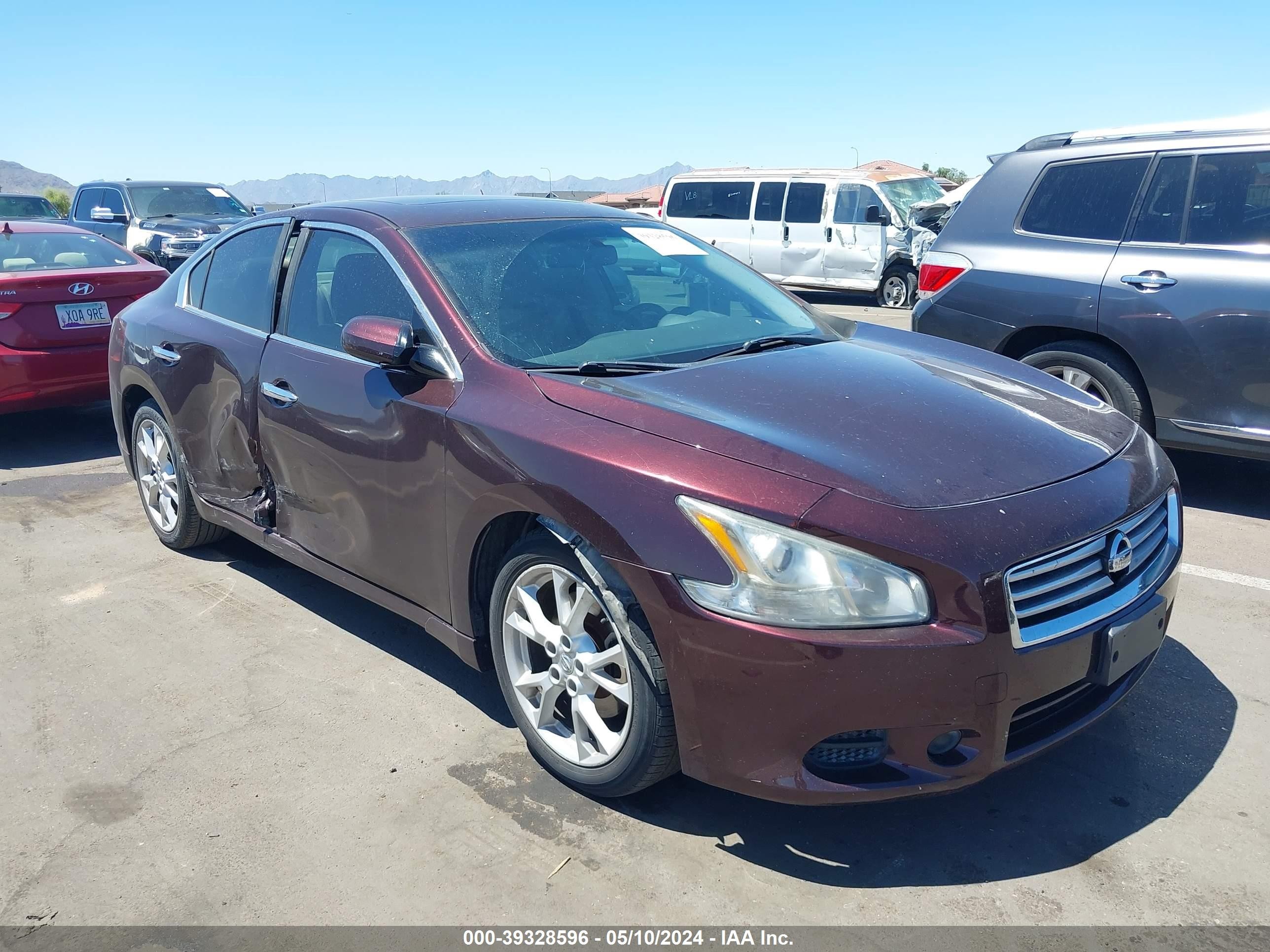 nissan maxima 2014 1n4aa5ap5ec440009