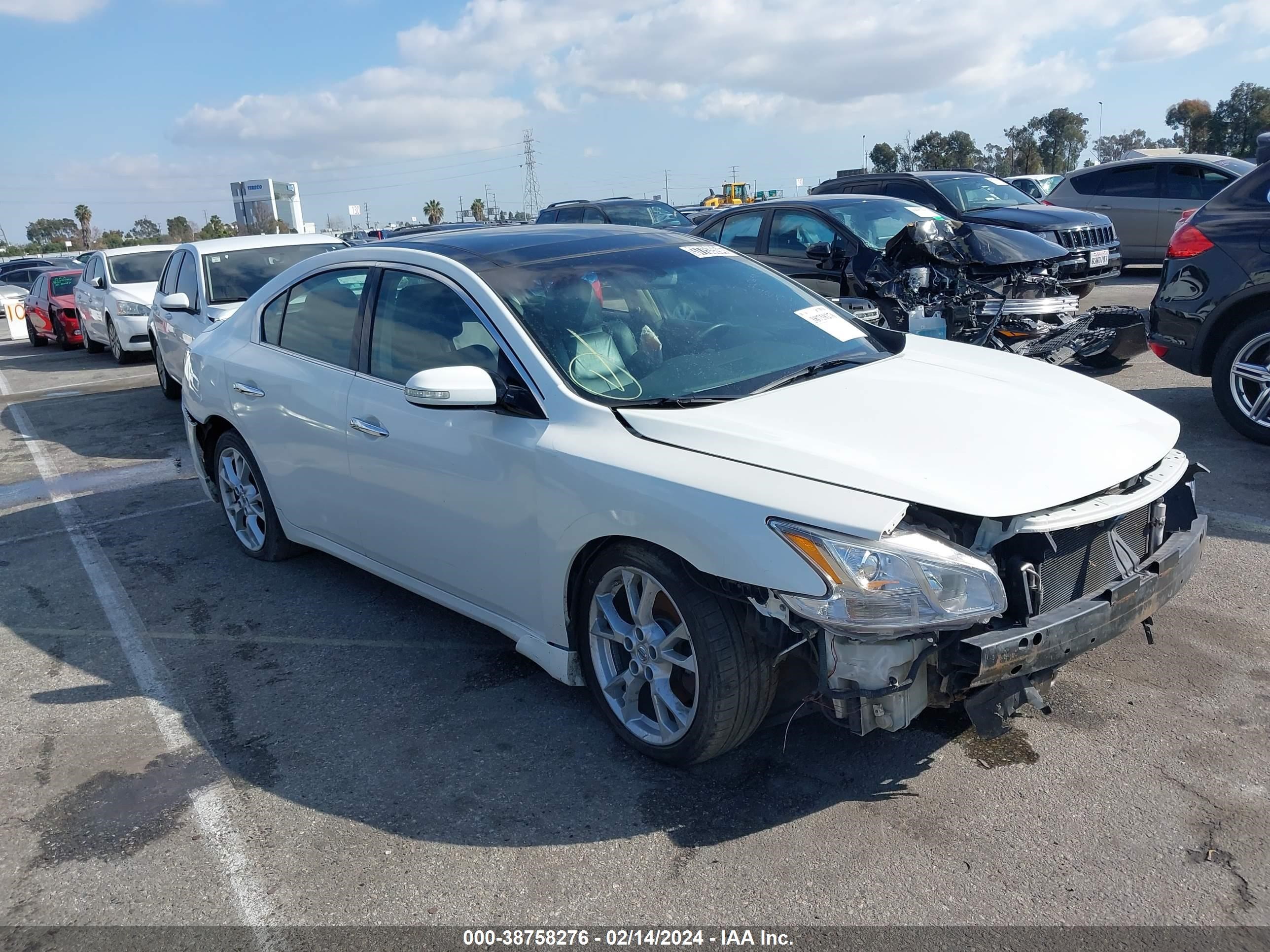 nissan maxima 2014 1n4aa5ap6ec451231