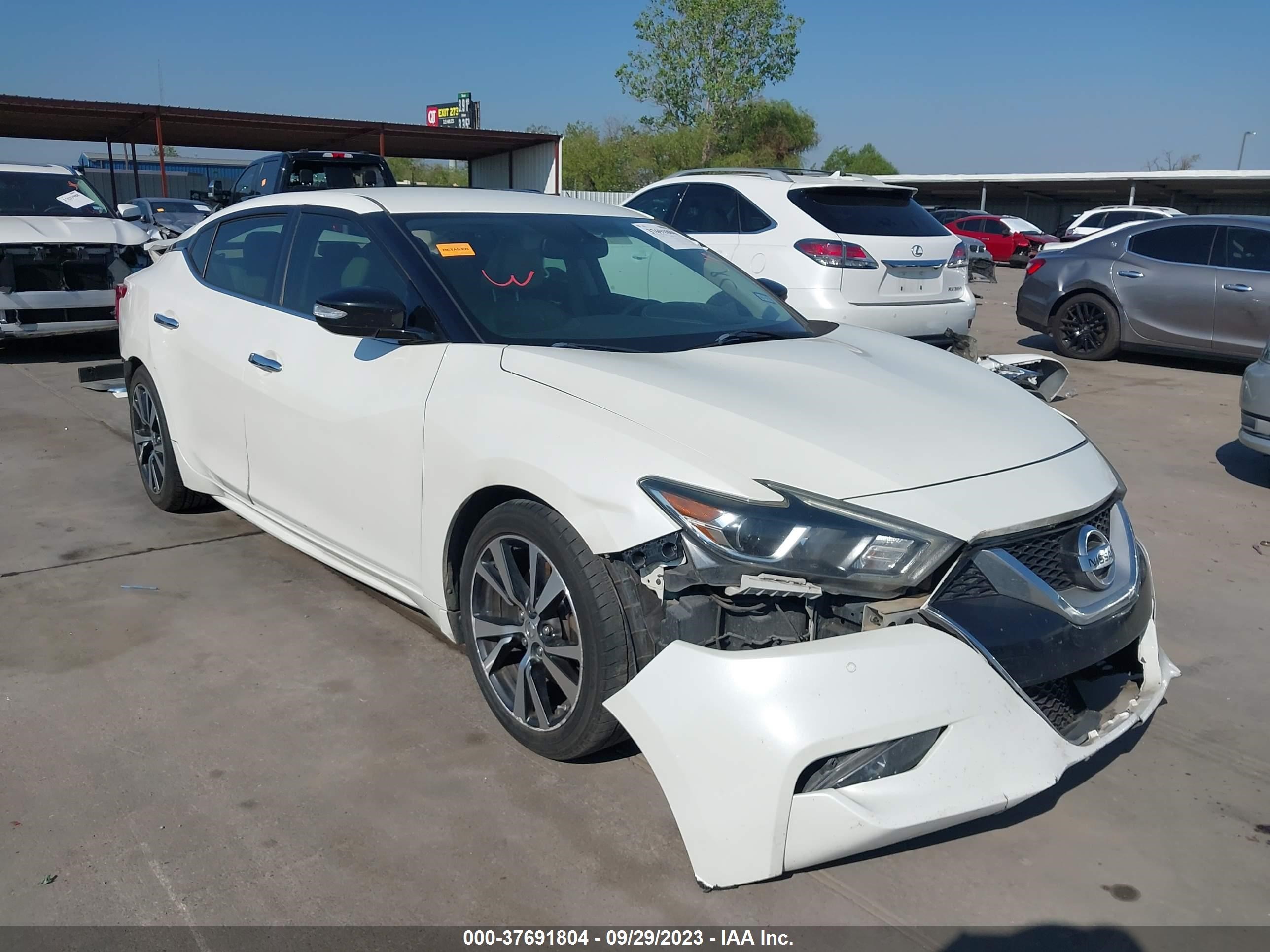 nissan maxima 2016 1n4aa6ap3gc399386