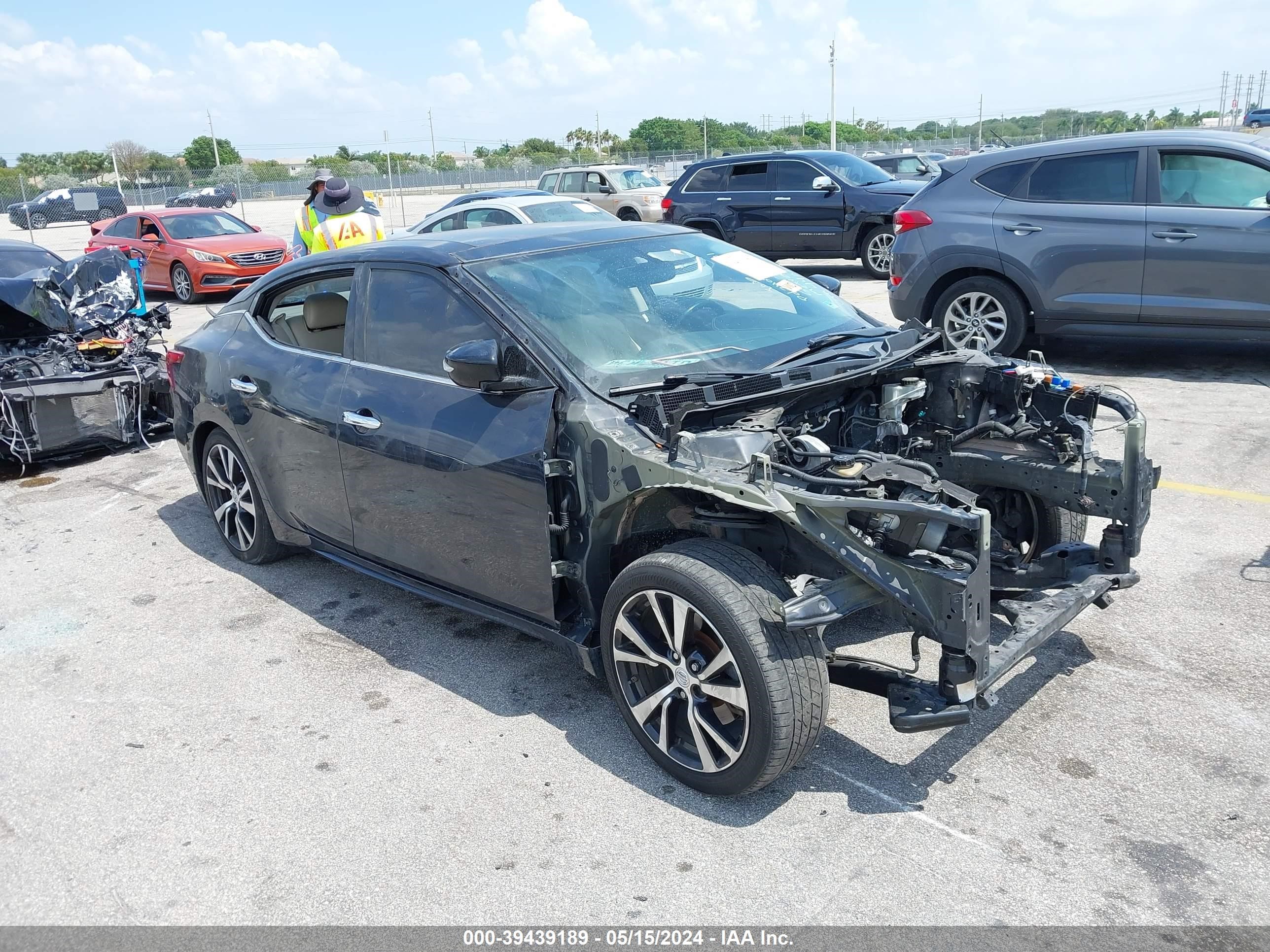 nissan maxima 2017 1n4aa6ap5hc434401