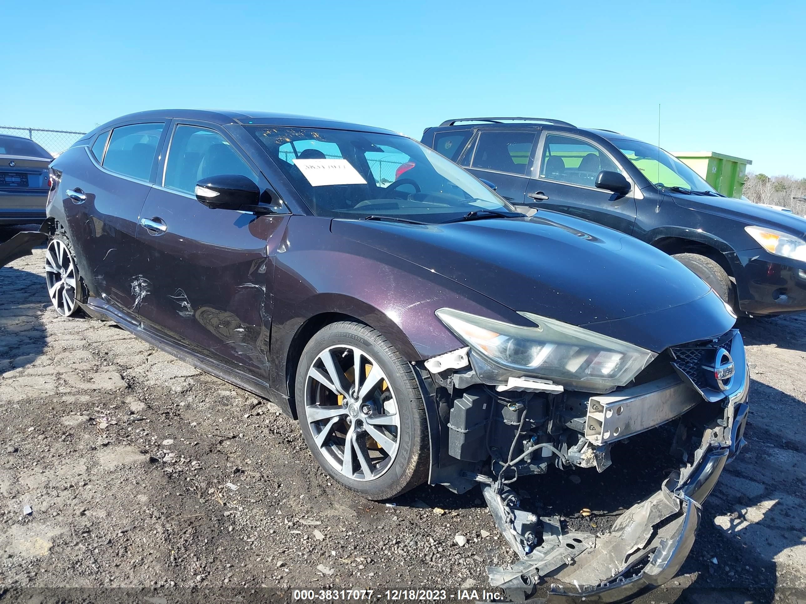 nissan maxima 2016 1n4aa6apxgc430729