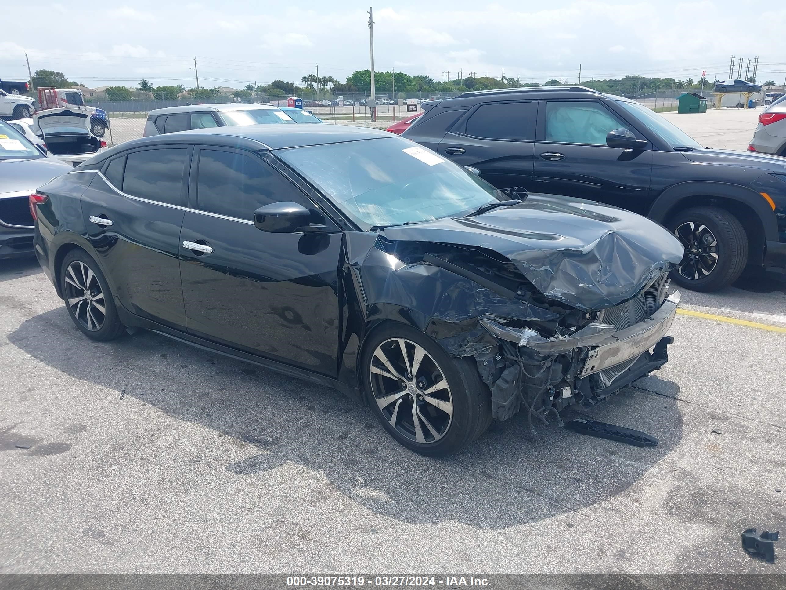 nissan maxima 2017 1n4aa6apxhc443174