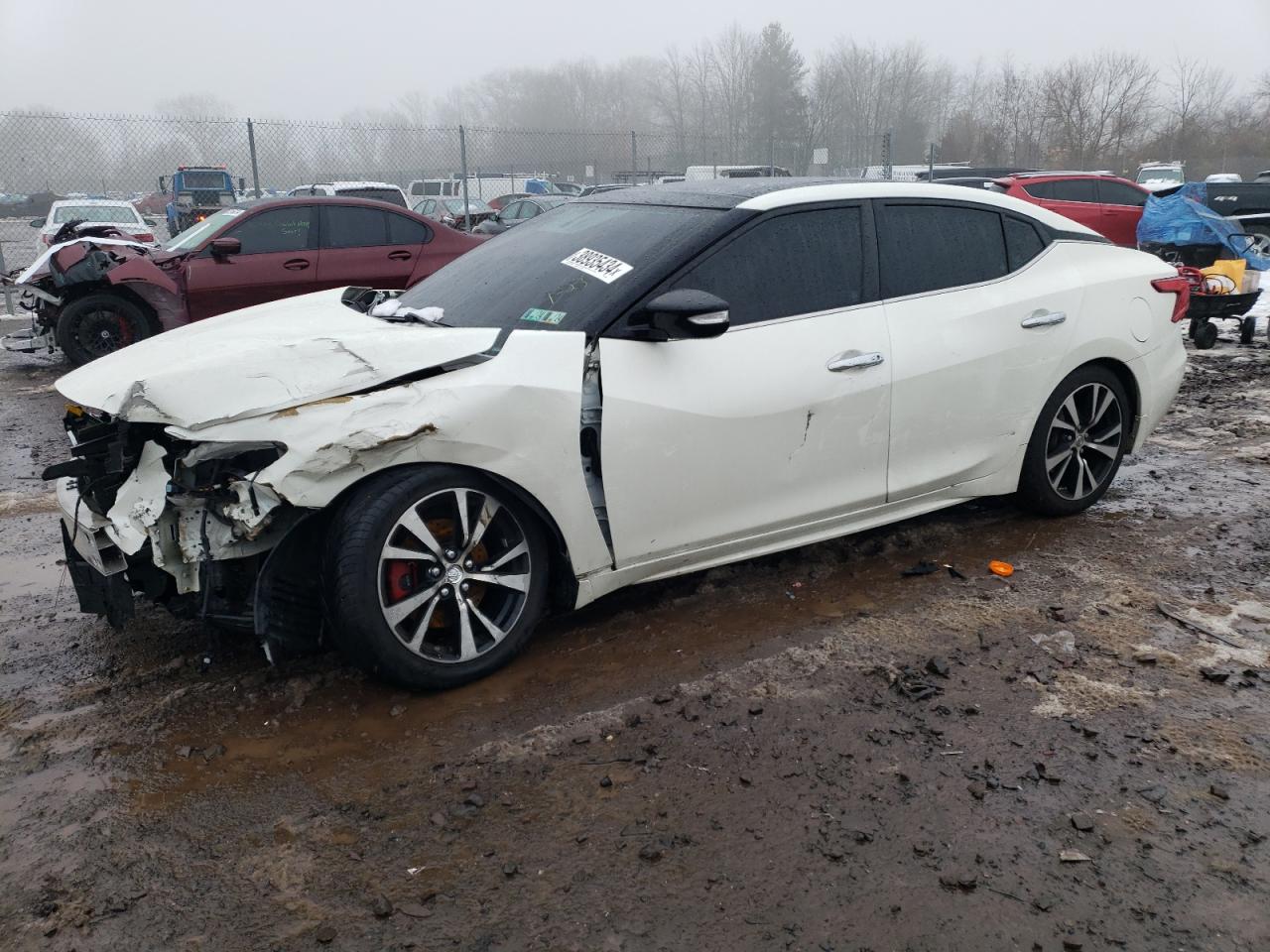 nissan maxima 2017 1n4aa6apxhc454014