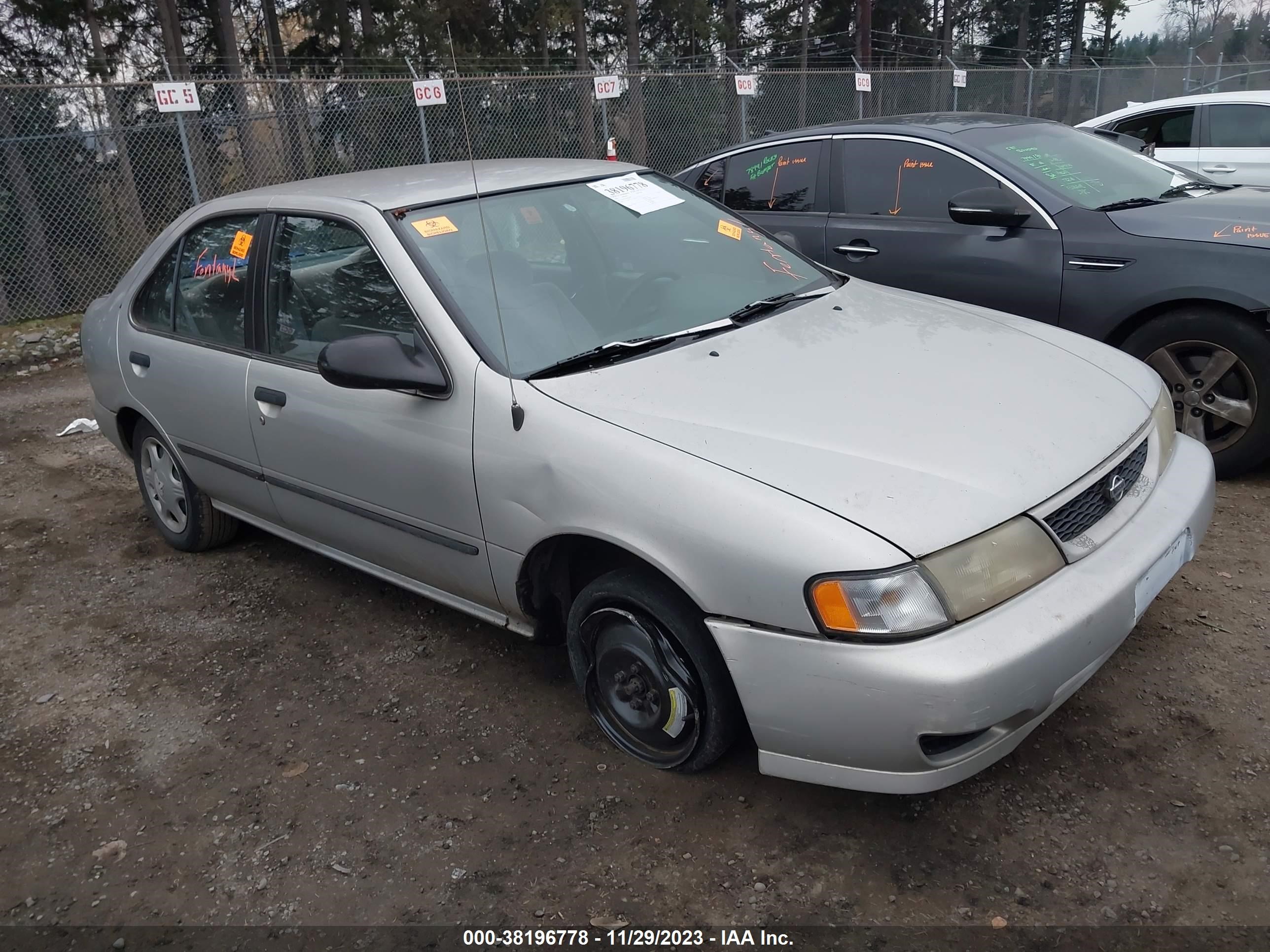 nissan sentra 1998 1n4ab41d1wc701408