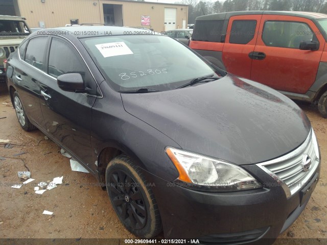 nissan sentra 2014 1n4ab7ap0en852805