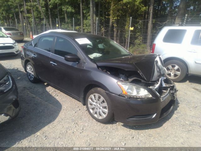 nissan sentra 2014 1n4ab7ap0en852934