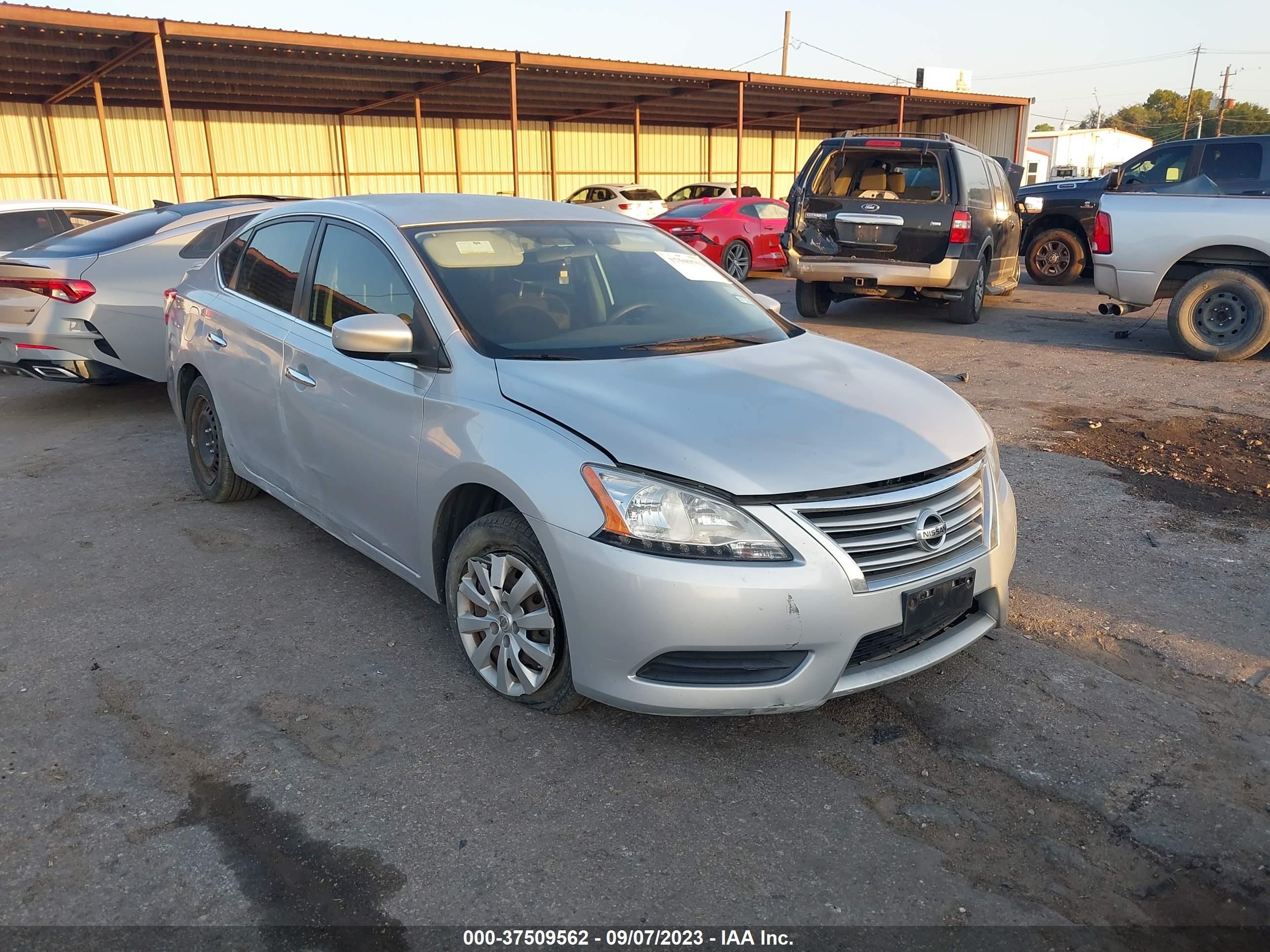 nissan sentra 2013 1n4ab7ap1dn909480