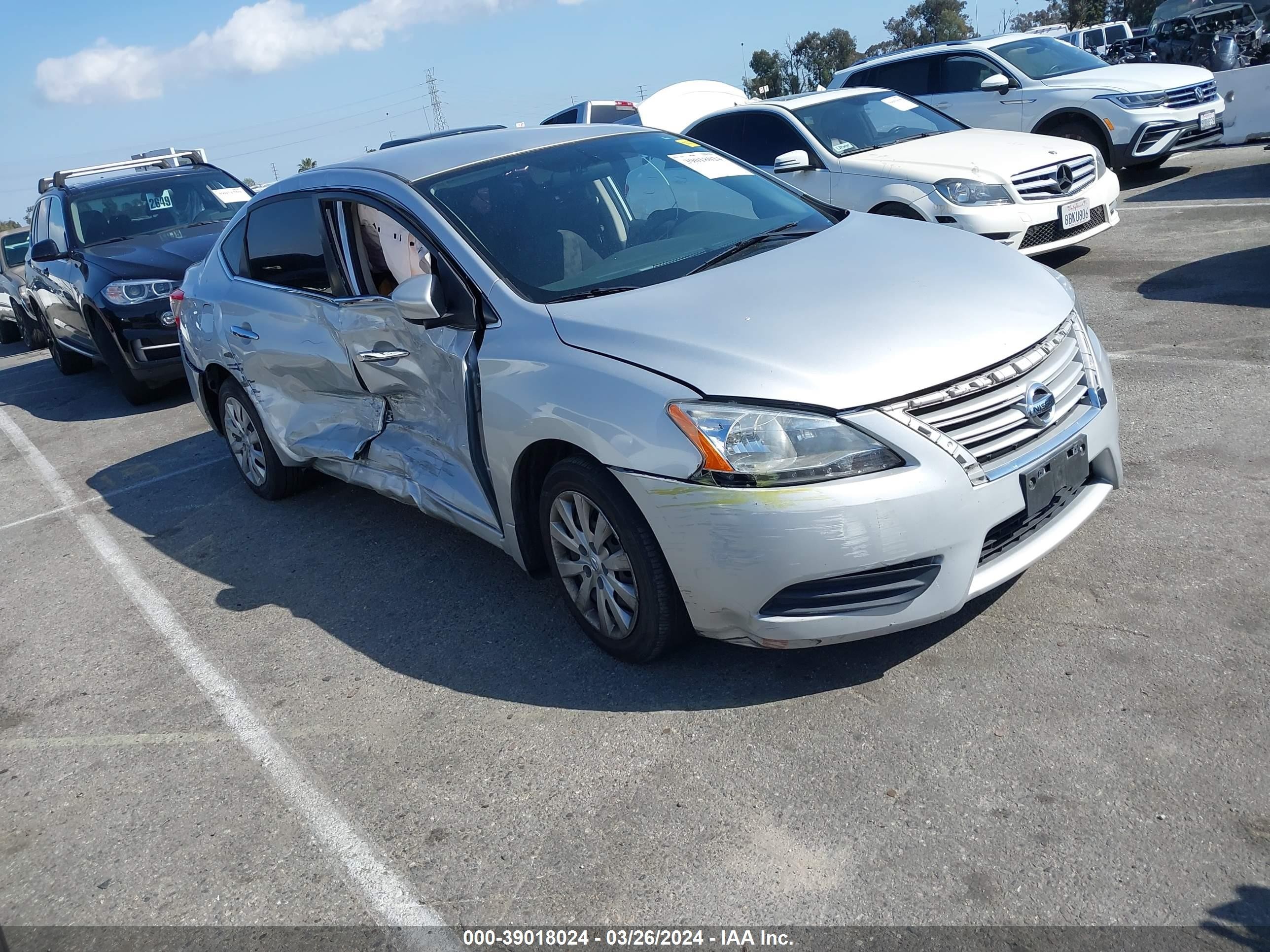 nissan sentra 2013 1n4ab7ap5dn903228