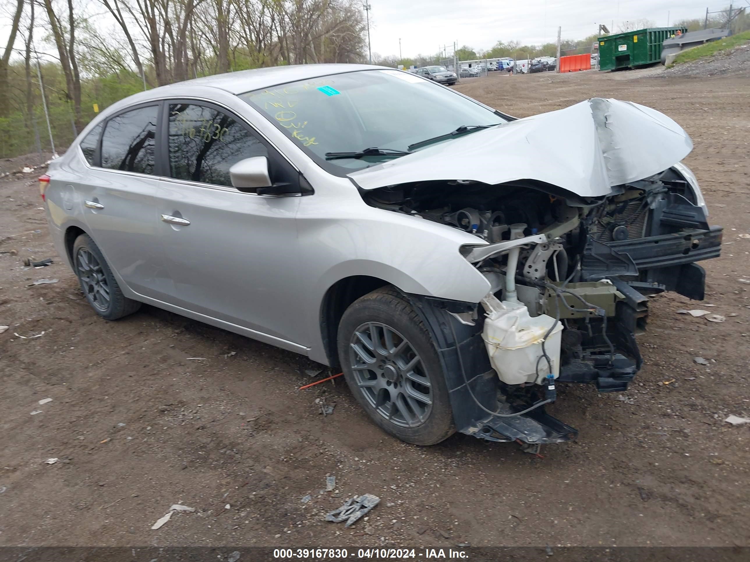 nissan sentra 2014 1n4ab7ap5en855294