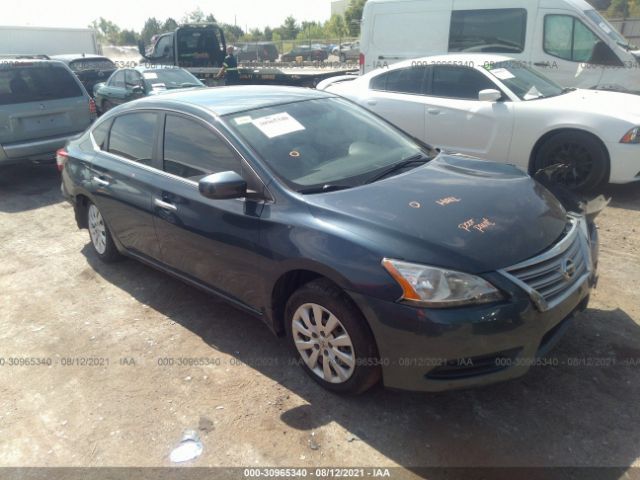 nissan sentra 2014 1n4ab7apxen852309