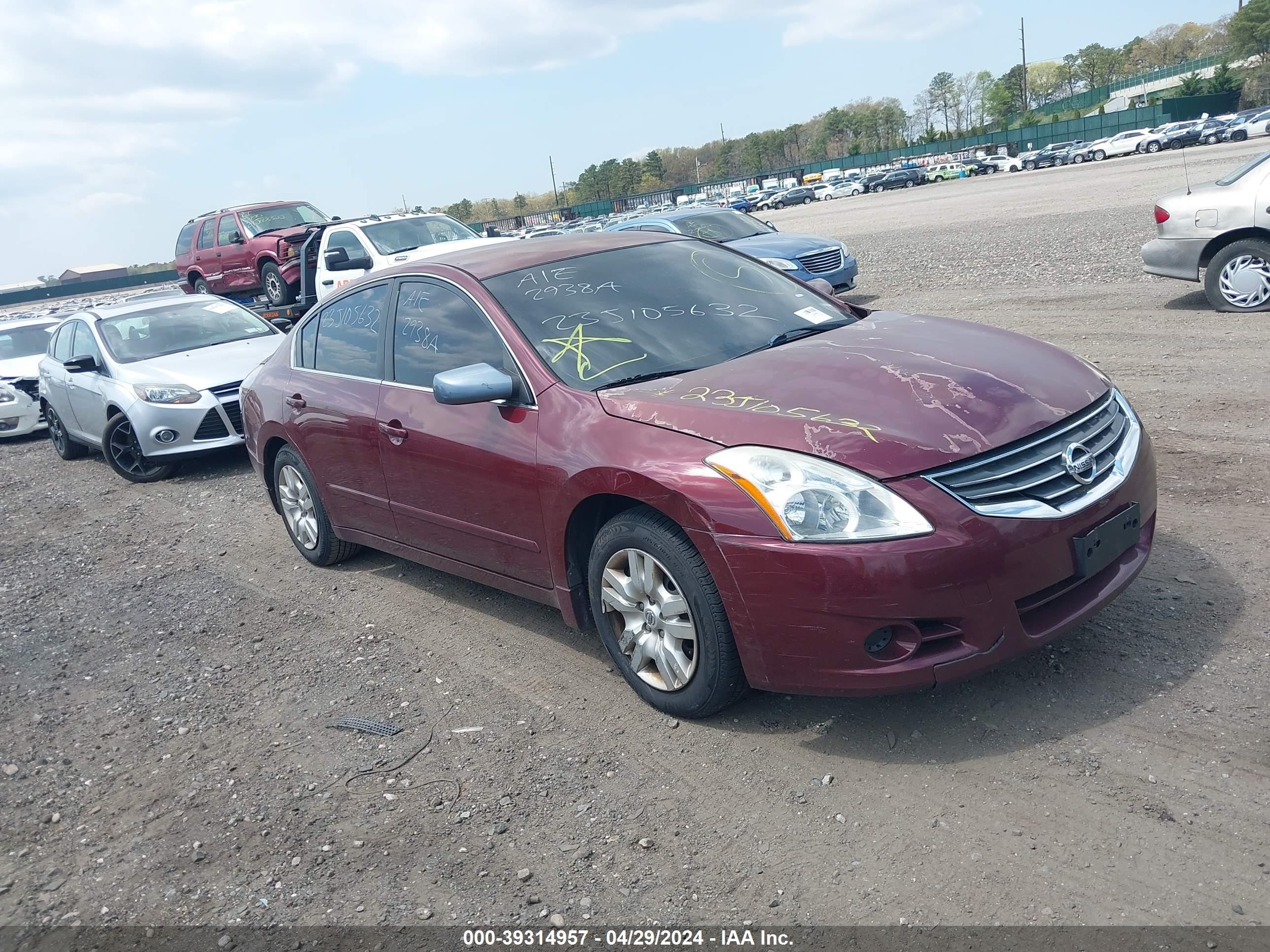 nissan altima 2012 1n4al2ap5cc209987