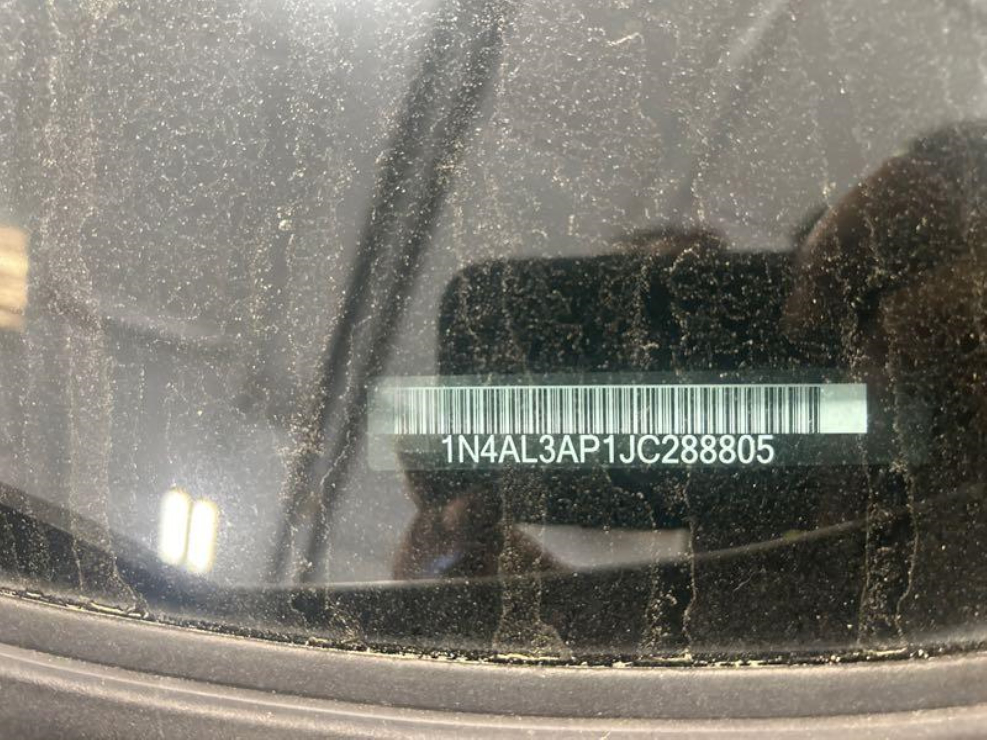 nissan altima 2018 1n4al3ap1jc288805