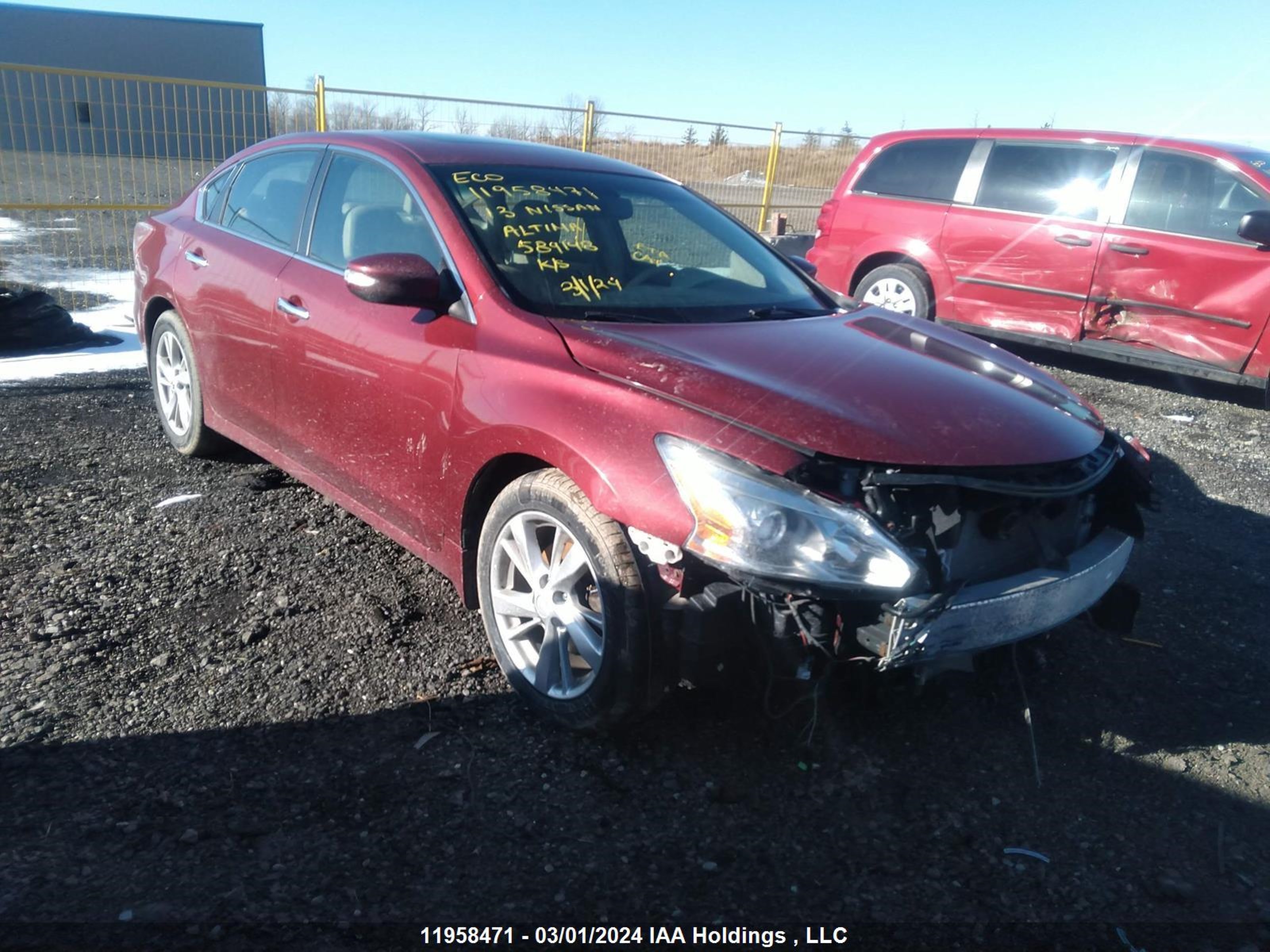 nissan altima 2013 1n4al3ap5dn589148