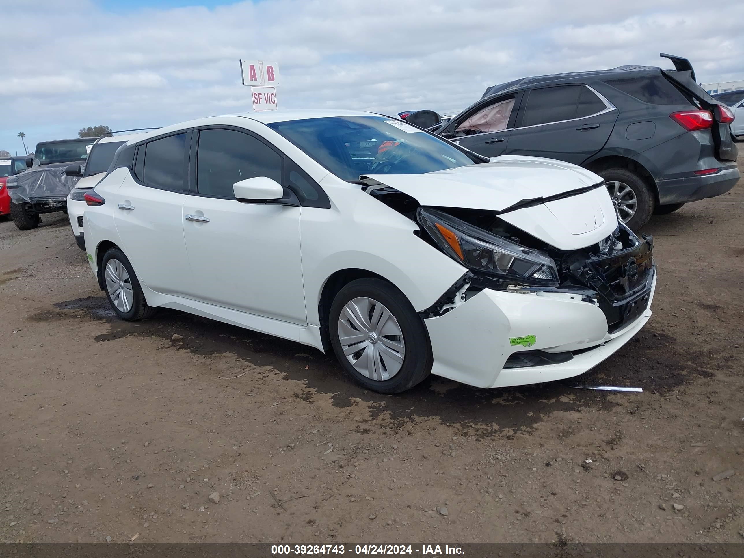 nissan leaf 2022 1n4az1bvxnc562766