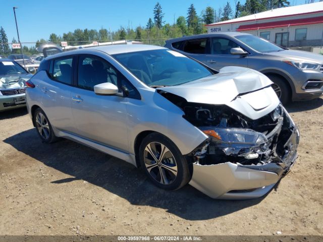 nissan leaf 2021 1n4az1cv7mc554184