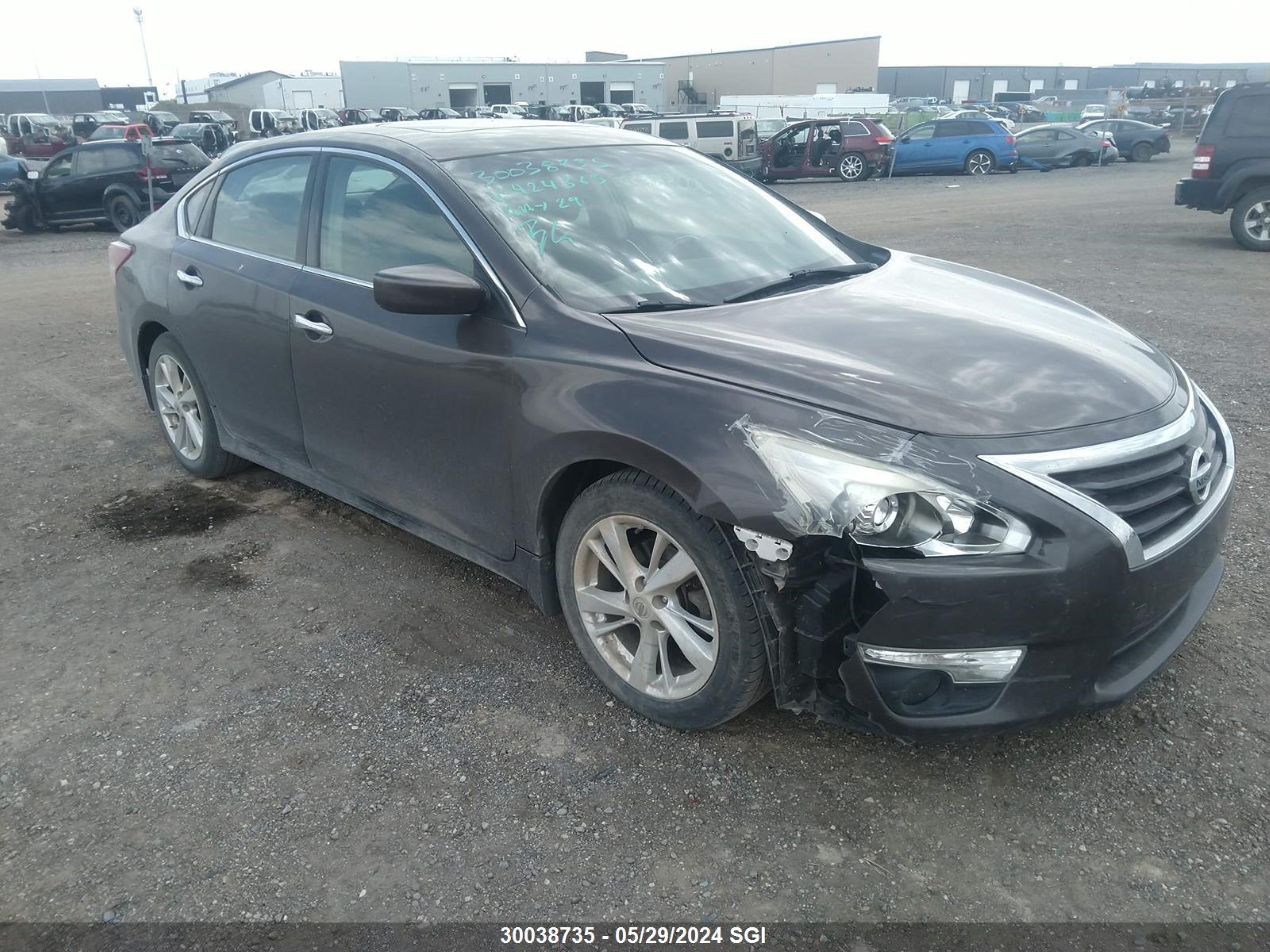 nissan altima 2013 1n4bl3ap1dn424363