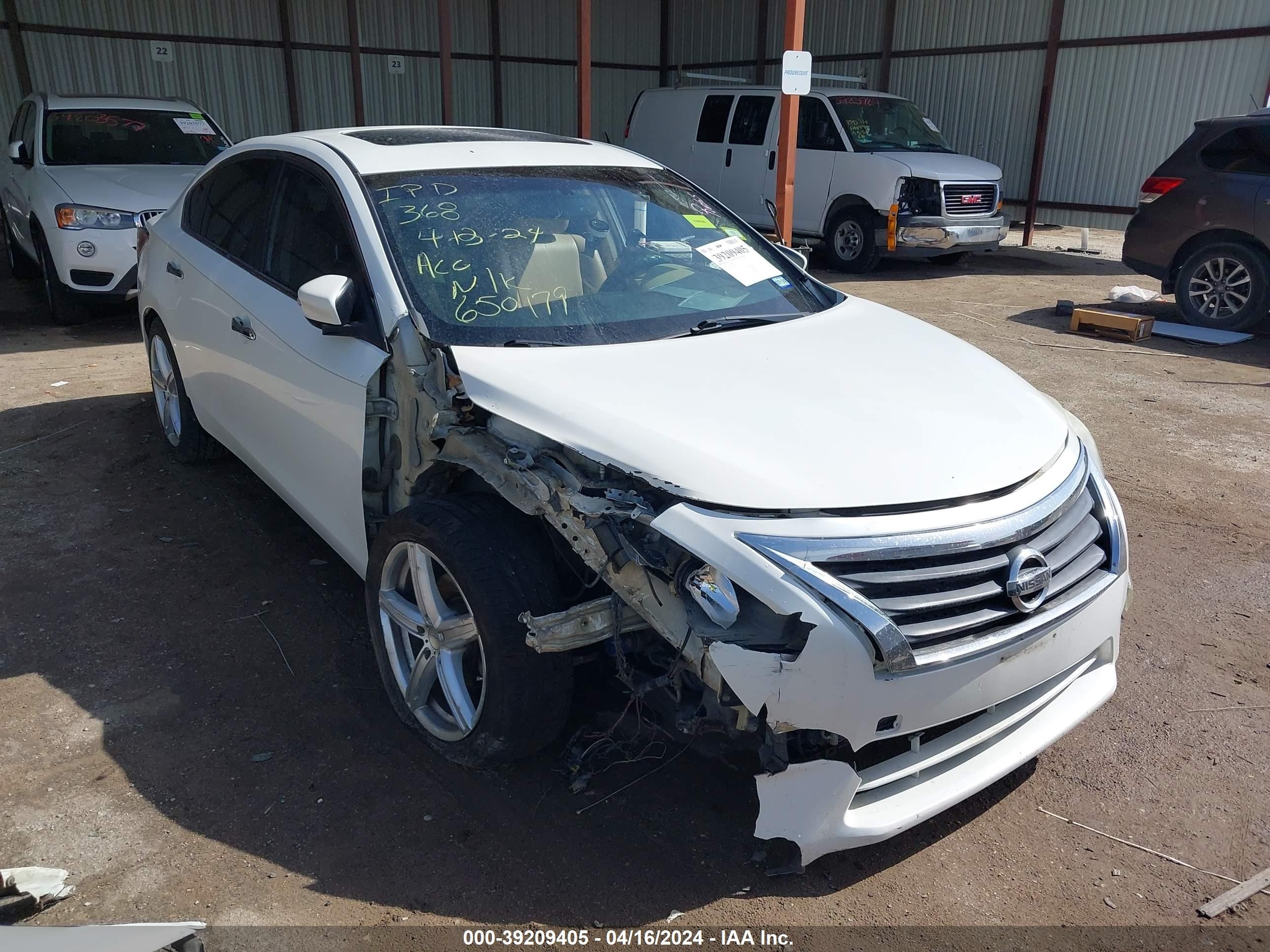 nissan altima 2014 1n4bl3ap2en249283