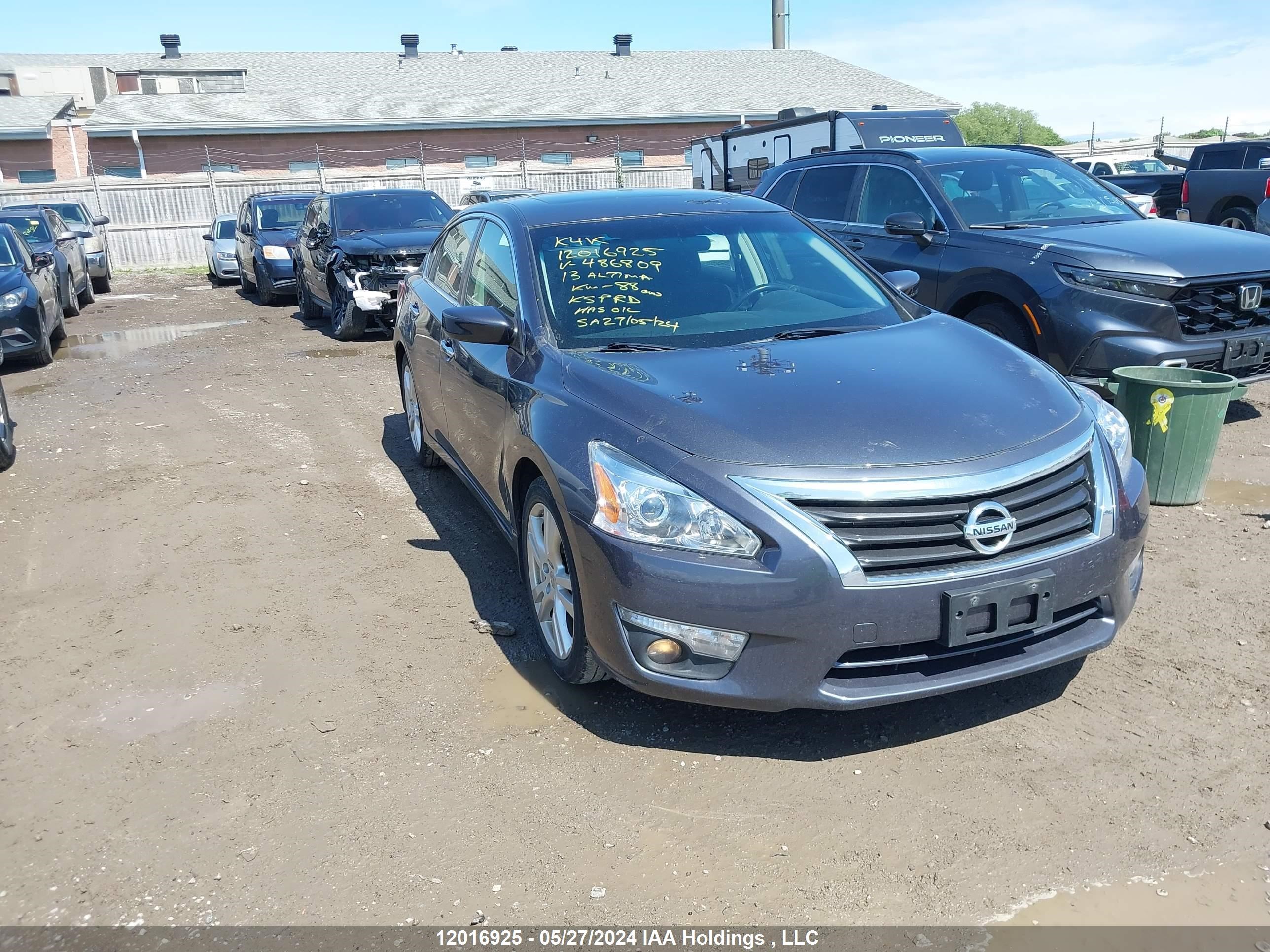 nissan altima 2013 1n4bl3ap6dn486809