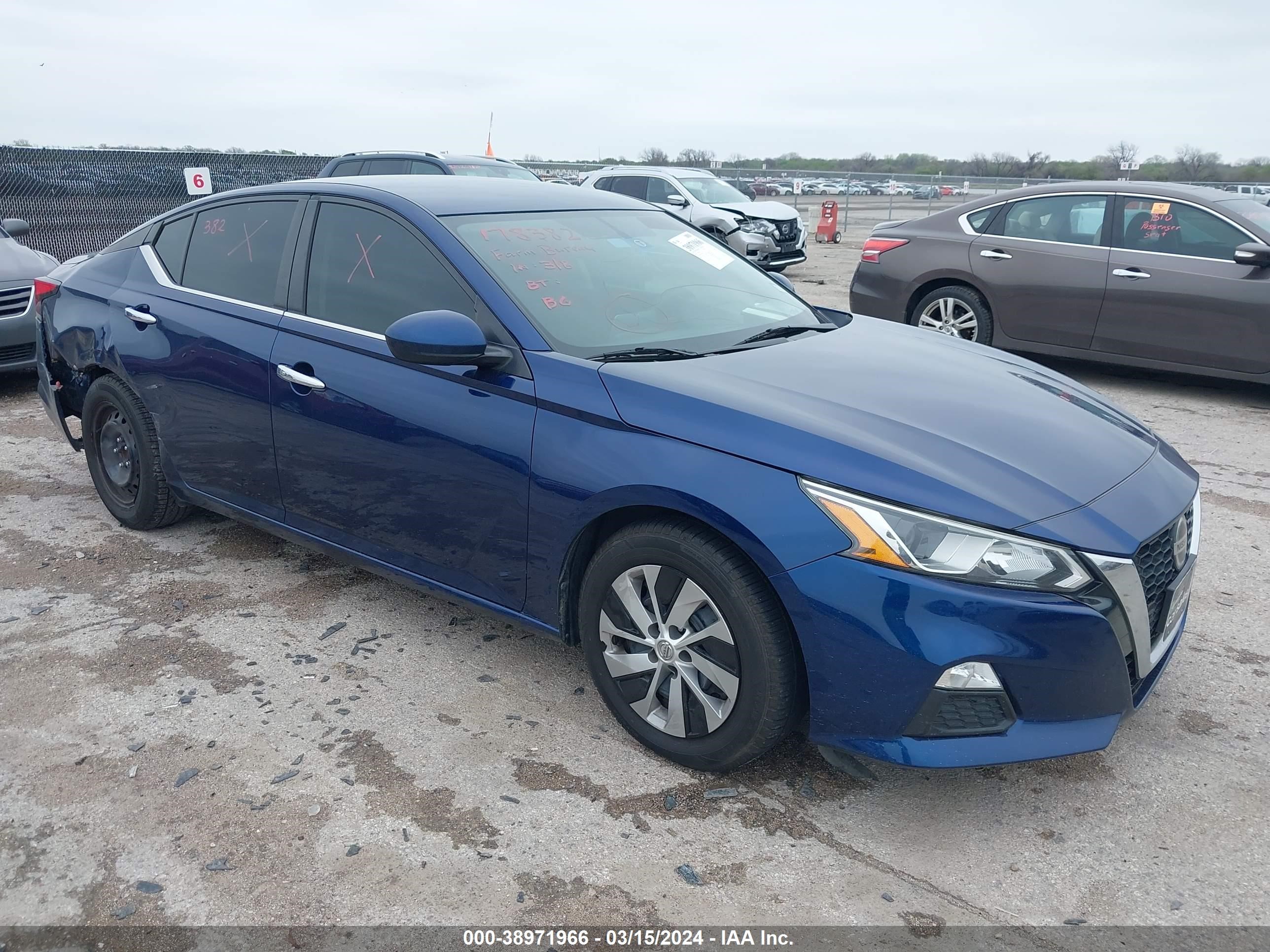 nissan altima 2019 1n4bl4bv6kc238300