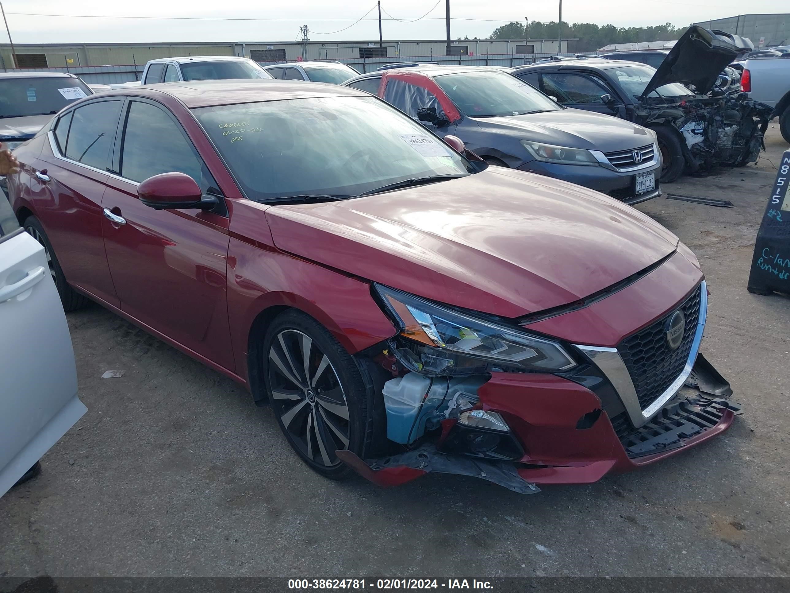 nissan altima 2019 1n4bl4fv9kc109896