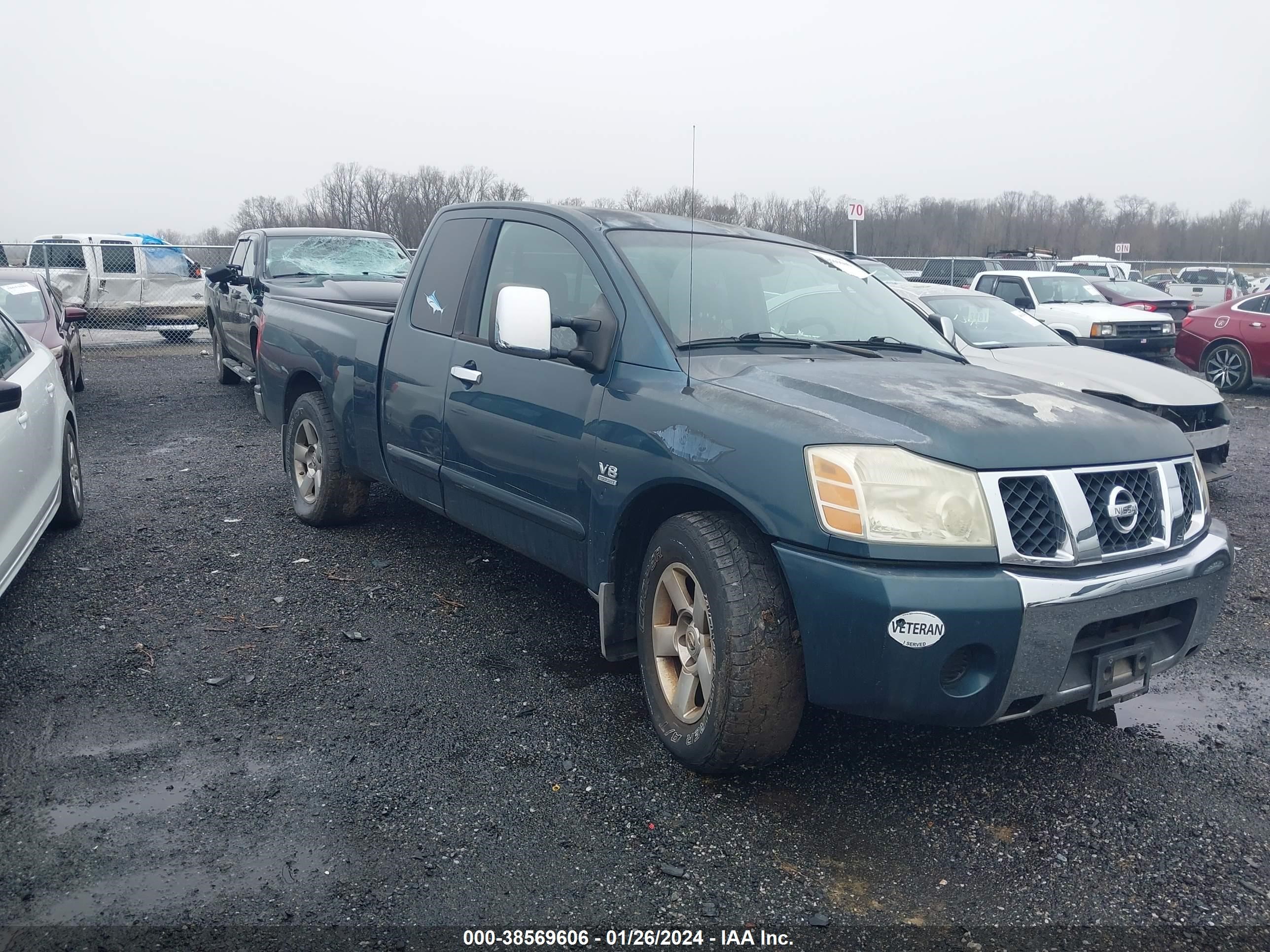 nissan titan 2004 1n6aa06a84n566348