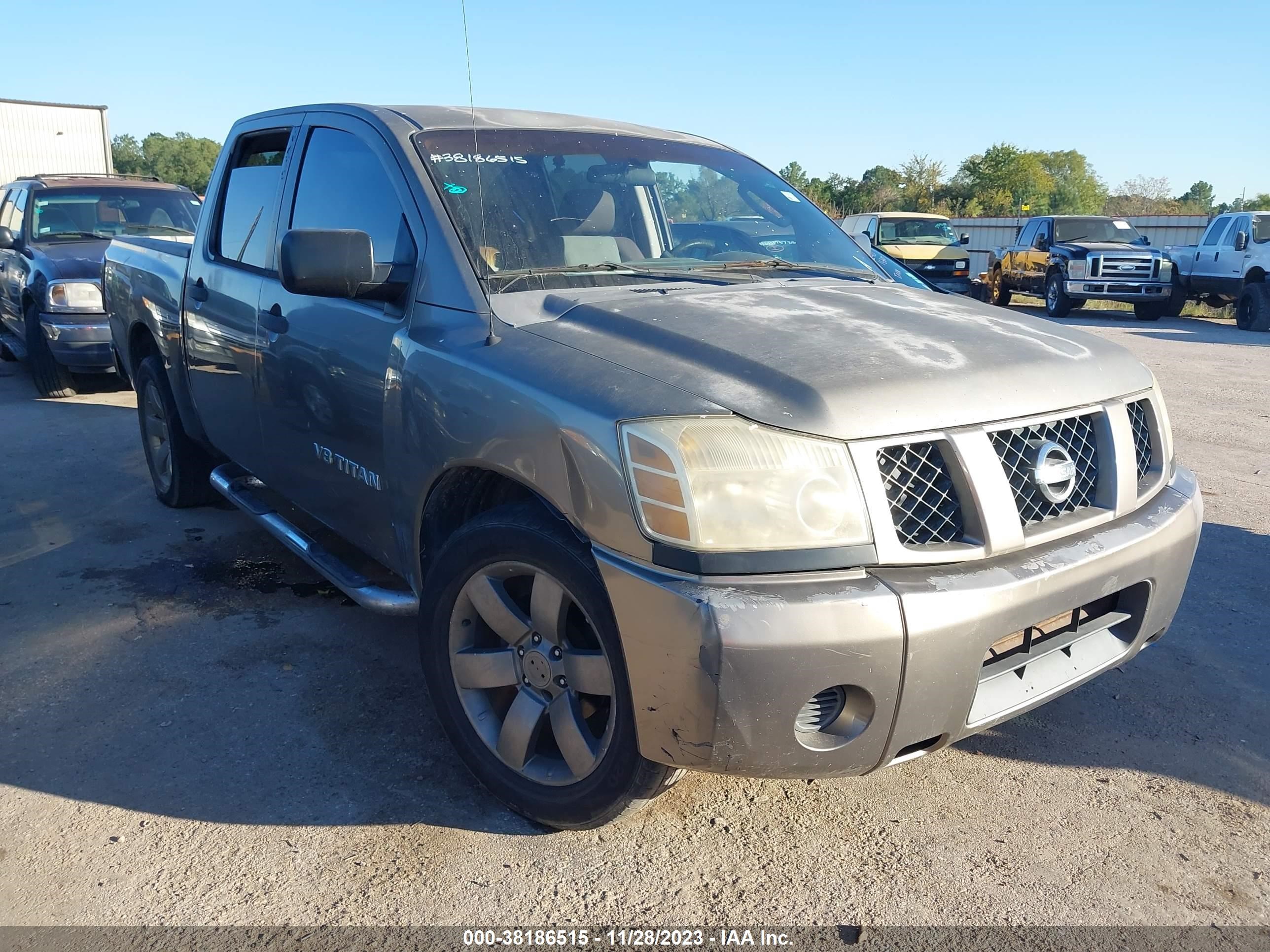 nissan titan 2007 1n6aa07a77n209309