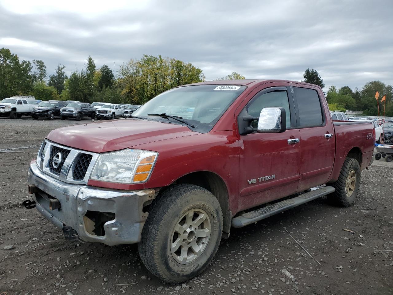 nissan titan 2005 1n6aa07b25n513623