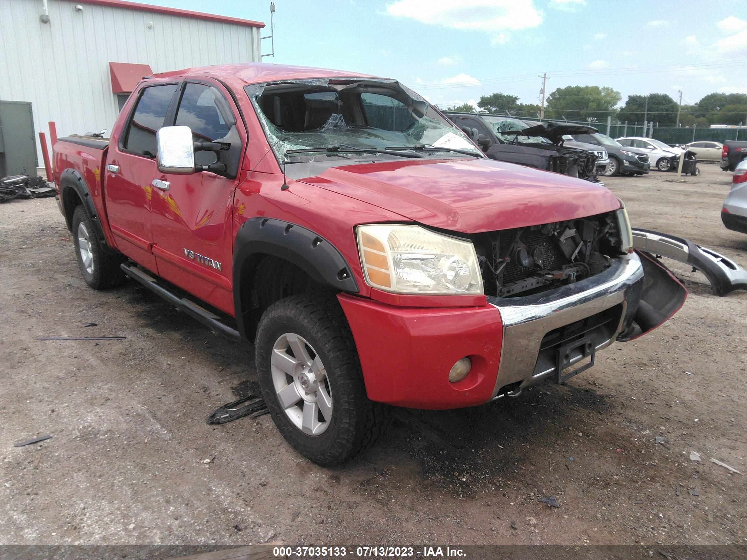 nissan titan 2006 1n6aa07b26n531461