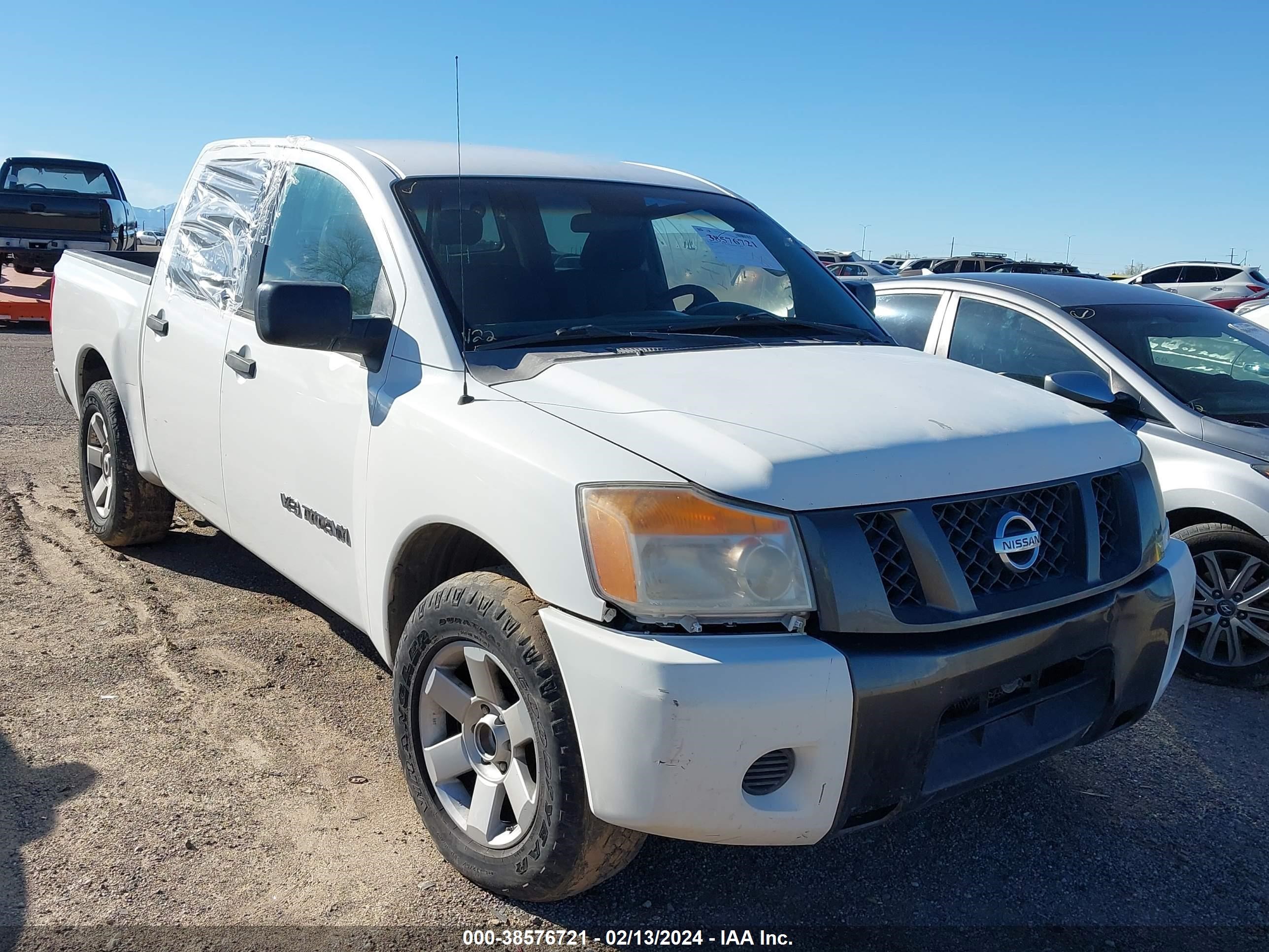 nissan titan 2008 1n6aa07d18n335502