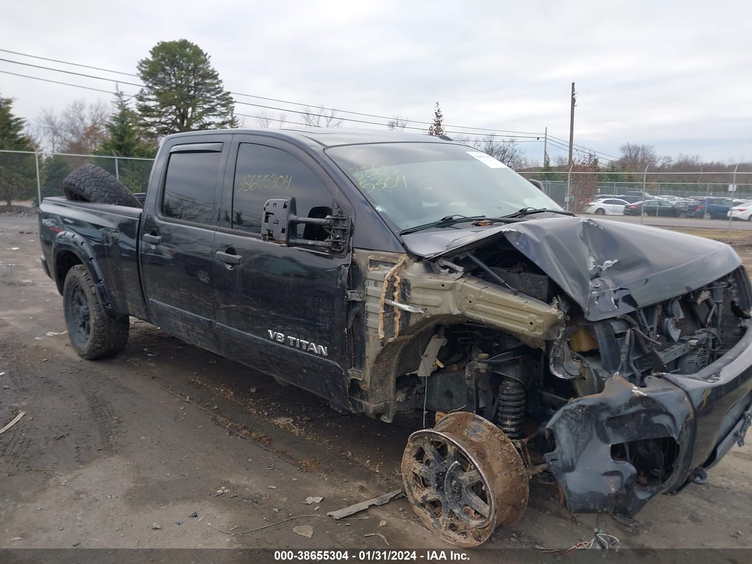 nissan titan 2008 1n6aa07f18n339213