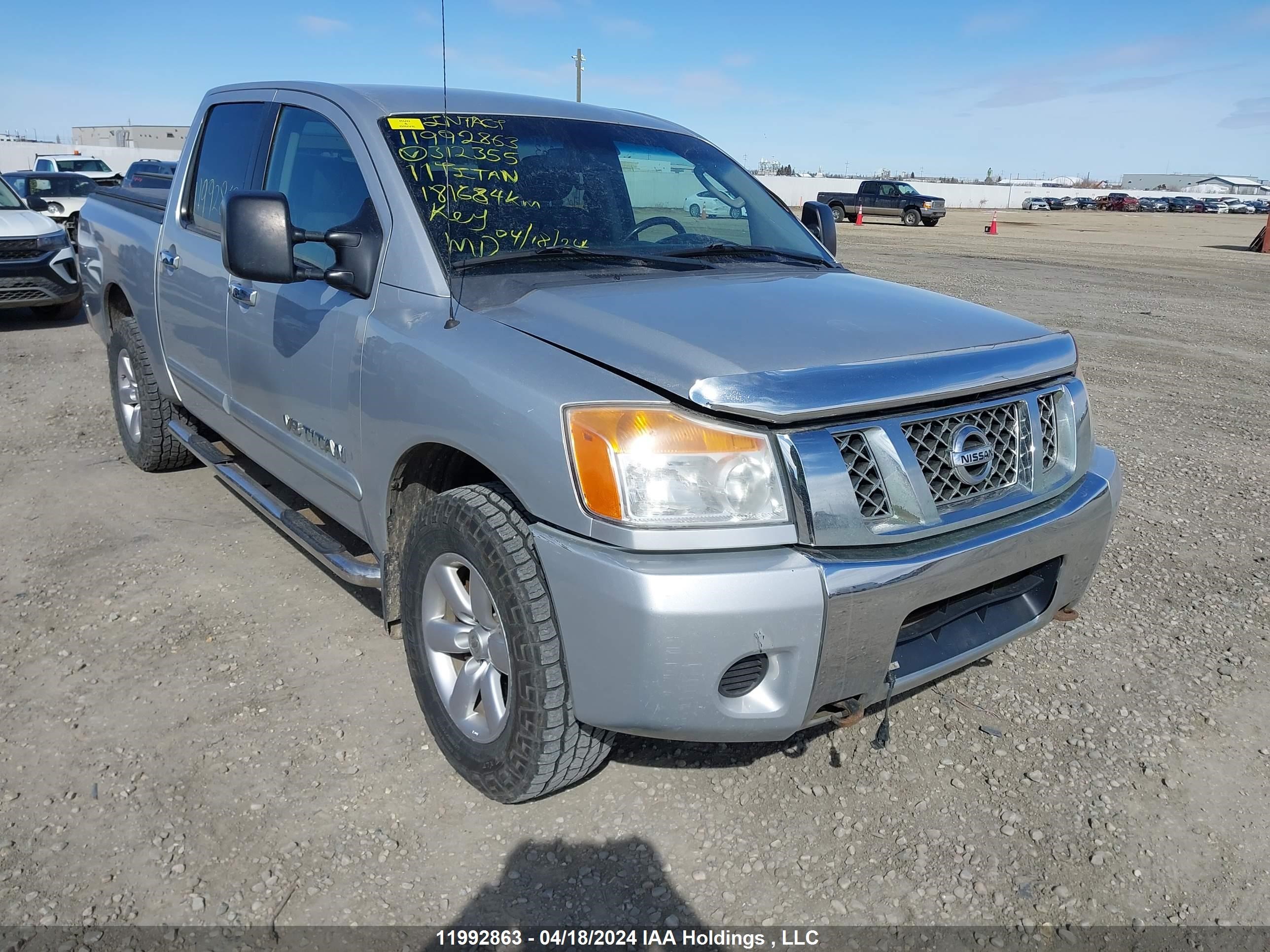 nissan titan 2011 1n6aa0ec7bn312355