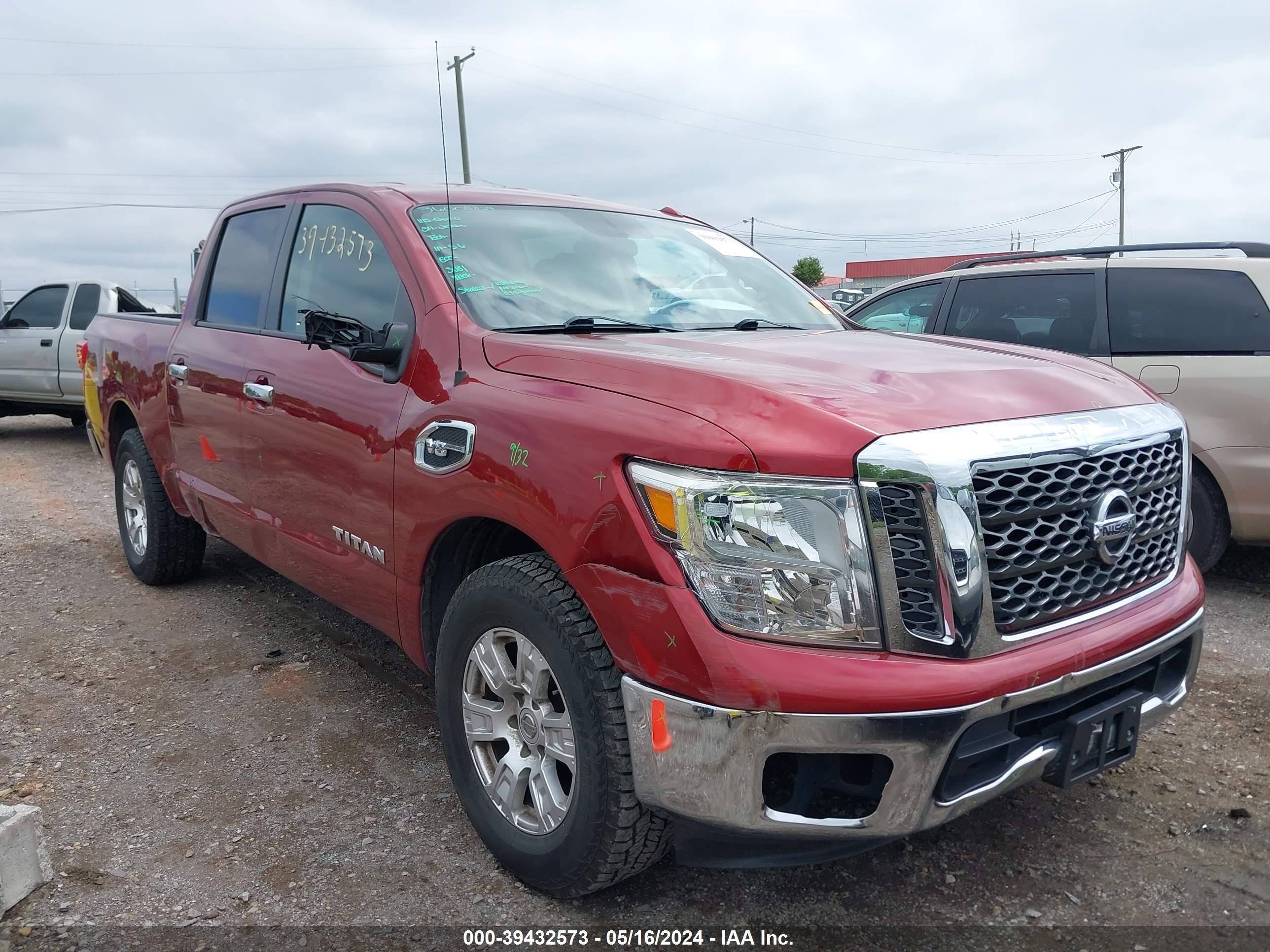 nissan titan 2017 1n6aa1ek8hn544551