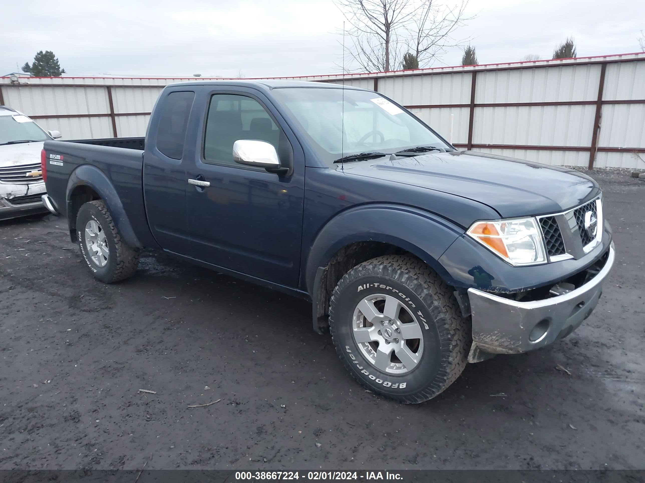 nissan navara (frontier) 2007 1n6ad06w27c433460