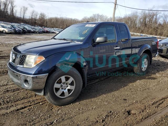 nissan frontier 2008 1n6ad06w78c402142