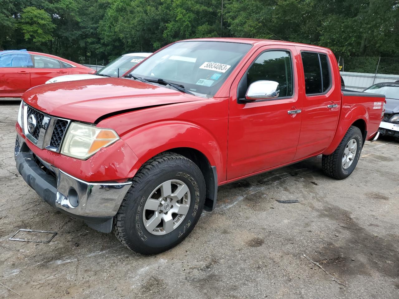 nissan navara (frontier) 2007 1n6ad07u77c433239