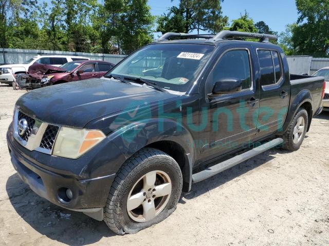 nissan frontier 2005 1n6ad07w15c415480