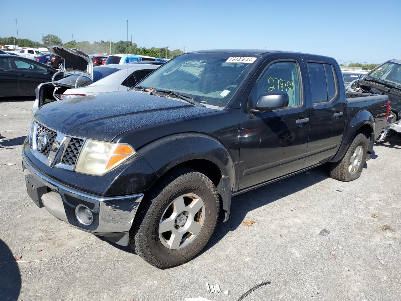 nissan navara (frontier) 2008 1n6ad07w18c439671