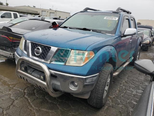 nissan frontier 2005 1n6ad07w55c451821