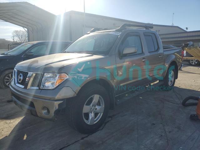 nissan frontier 2006 1n6ad07w76c458416