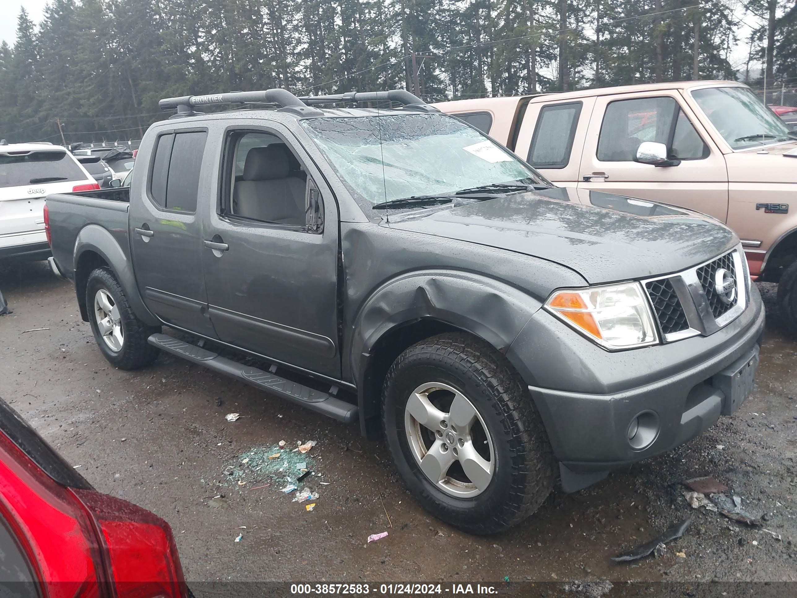 nissan navara (frontier) 2007 1n6ad07wx7c436444