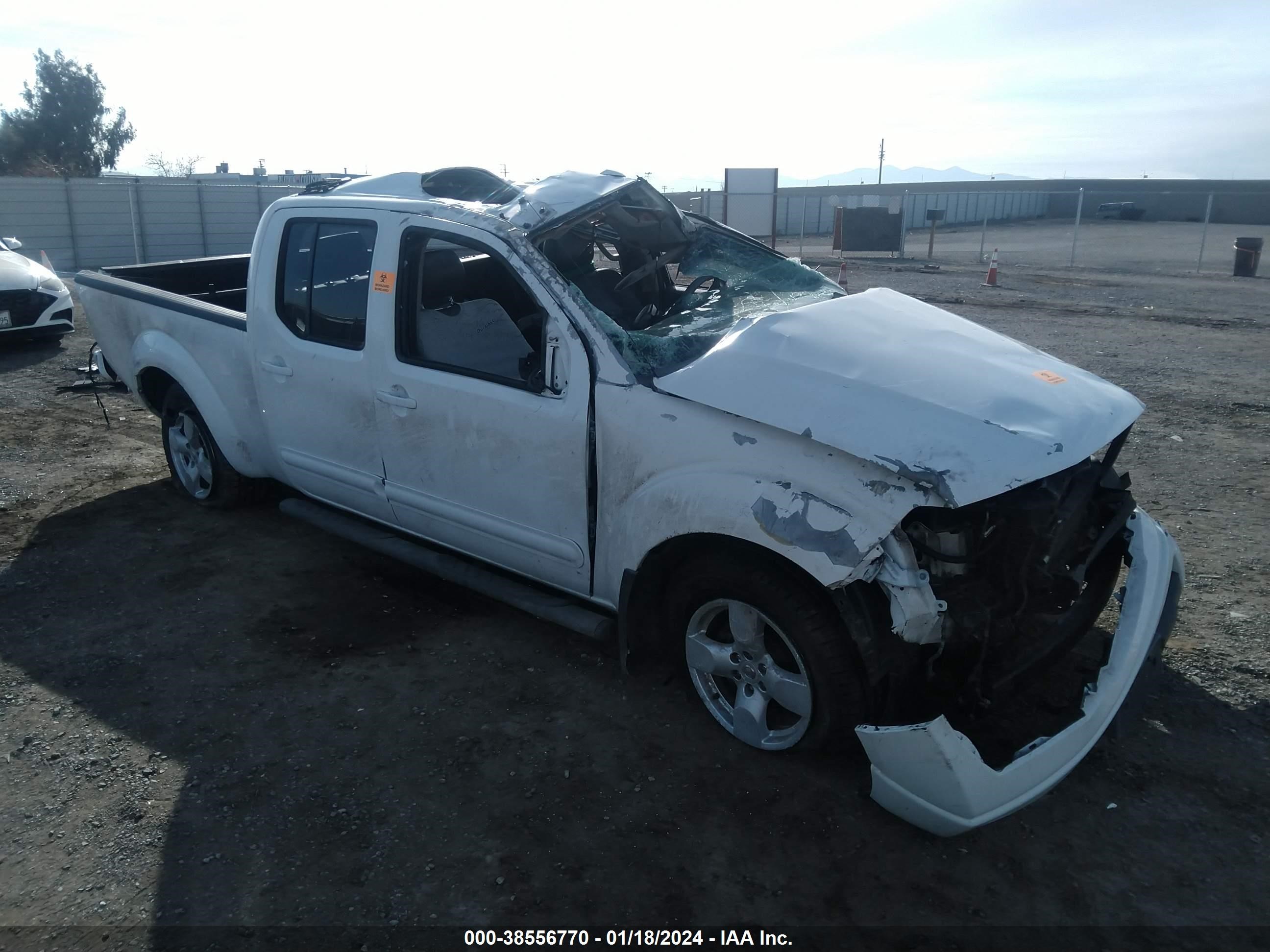 nissan navara (frontier) 2007 1n6ad09u17c408656