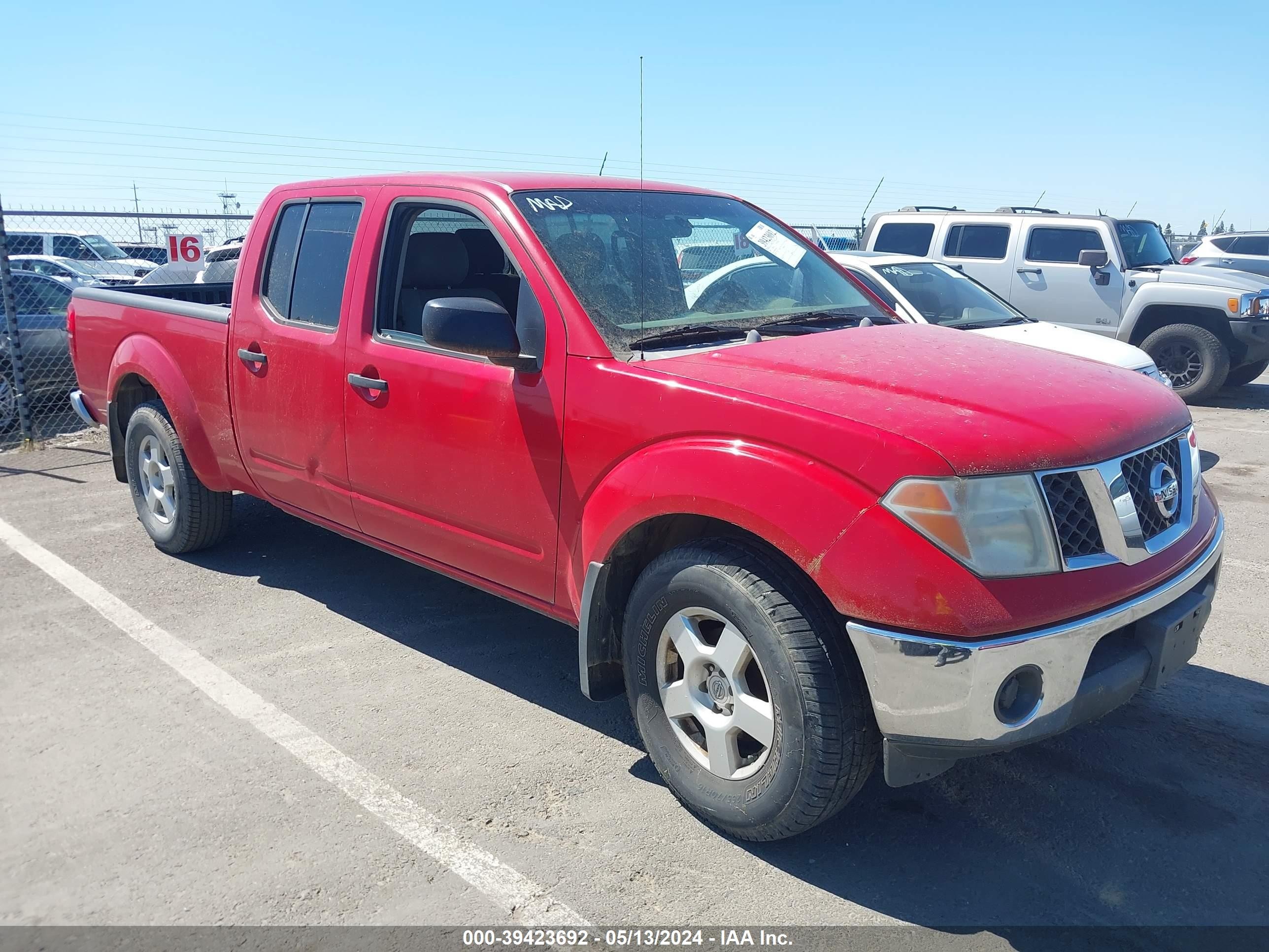 nissan navara (frontier) 2007 1n6ad09w17c418590