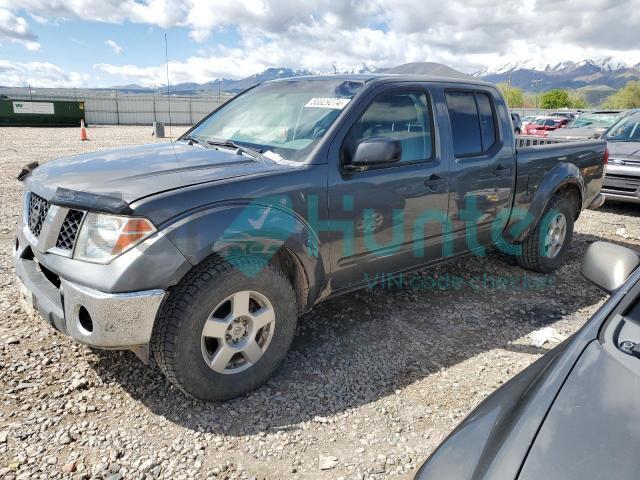 nissan frontier 2007 1n6ad09w67c455019